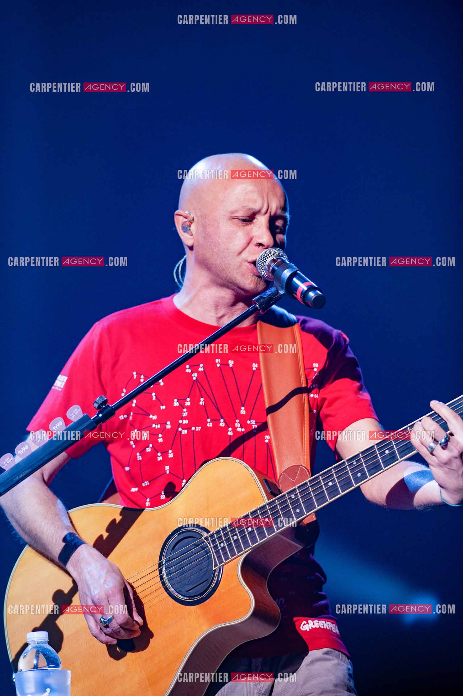 Grand concert au Zénith de Paris “ ULTIMATUM PLANETE ZÉNITH “ le 22 Nov 2009. Le groupe Tryo composé de:                                Cyril Célestin dit Guizmo,Christophe Mali, Daniel Bravo dit Danielito, Emmanuel Eveno dit Manu                        ( Exclusif )