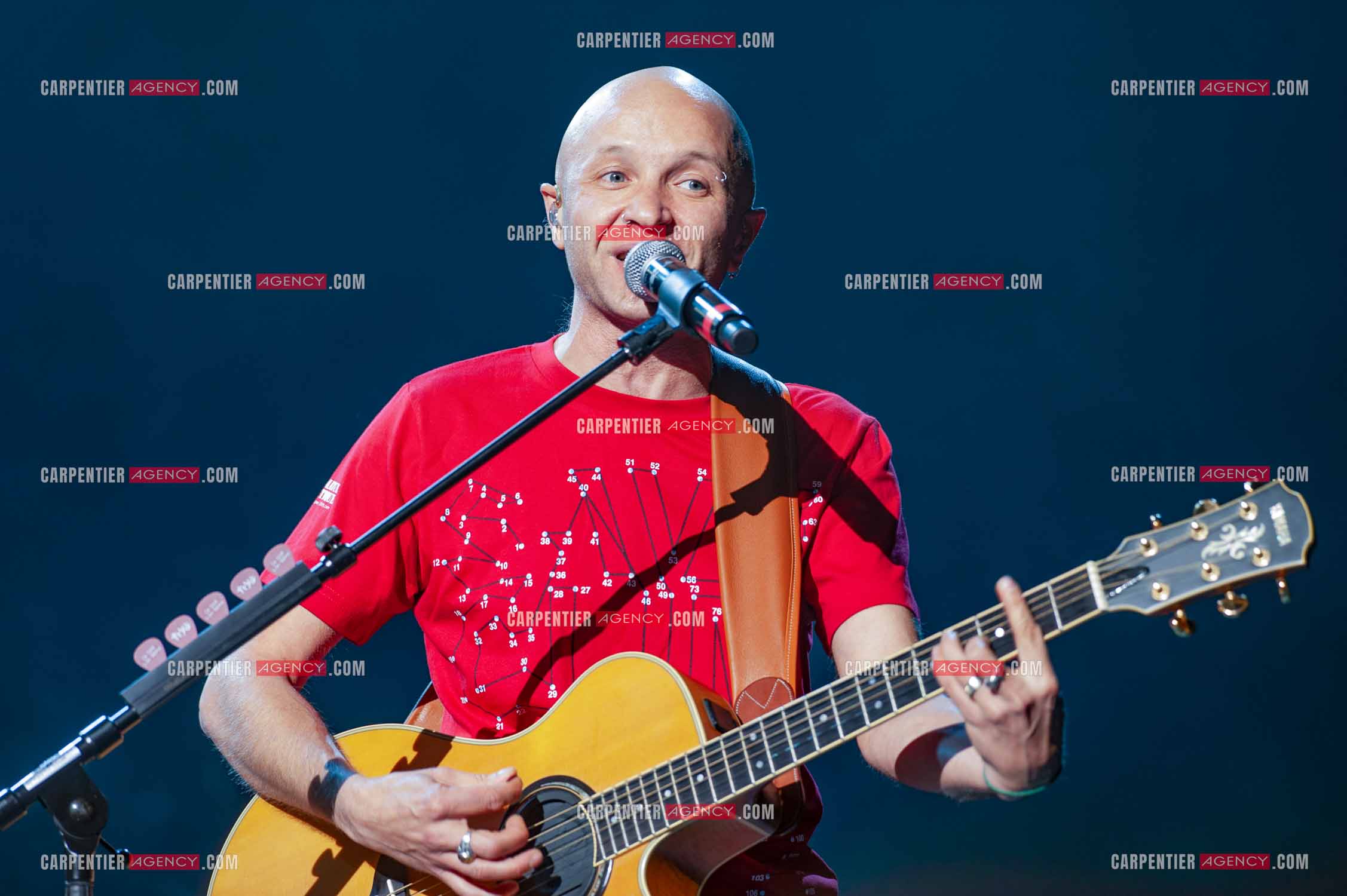 Grand concert au Zénith de Paris “ ULTIMATUM PLANETE ZÉNITH “ le 22 Nov 2009. Le groupe Tryo composé de:                                Cyril Célestin dit Guizmo,Christophe Mali, Daniel Bravo dit Danielito, Emmanuel Eveno dit Manu                        ( Exclusif )