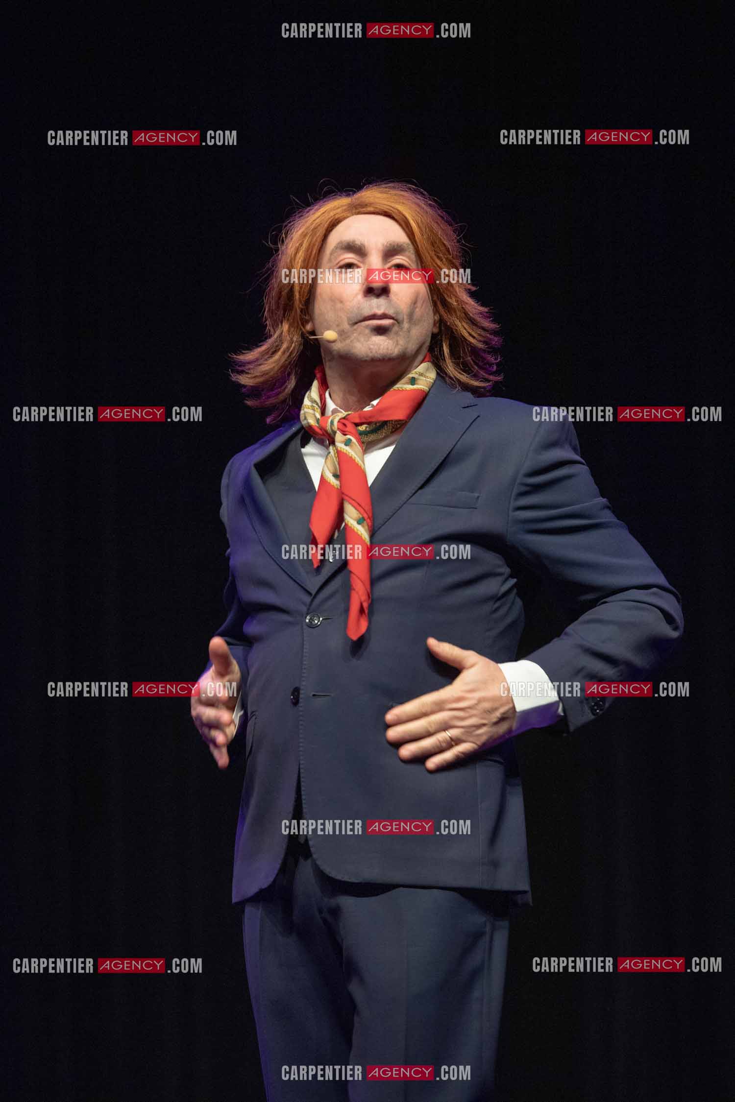 L'humoriste Yves Pujol en spectacle.         ( Exclusif )