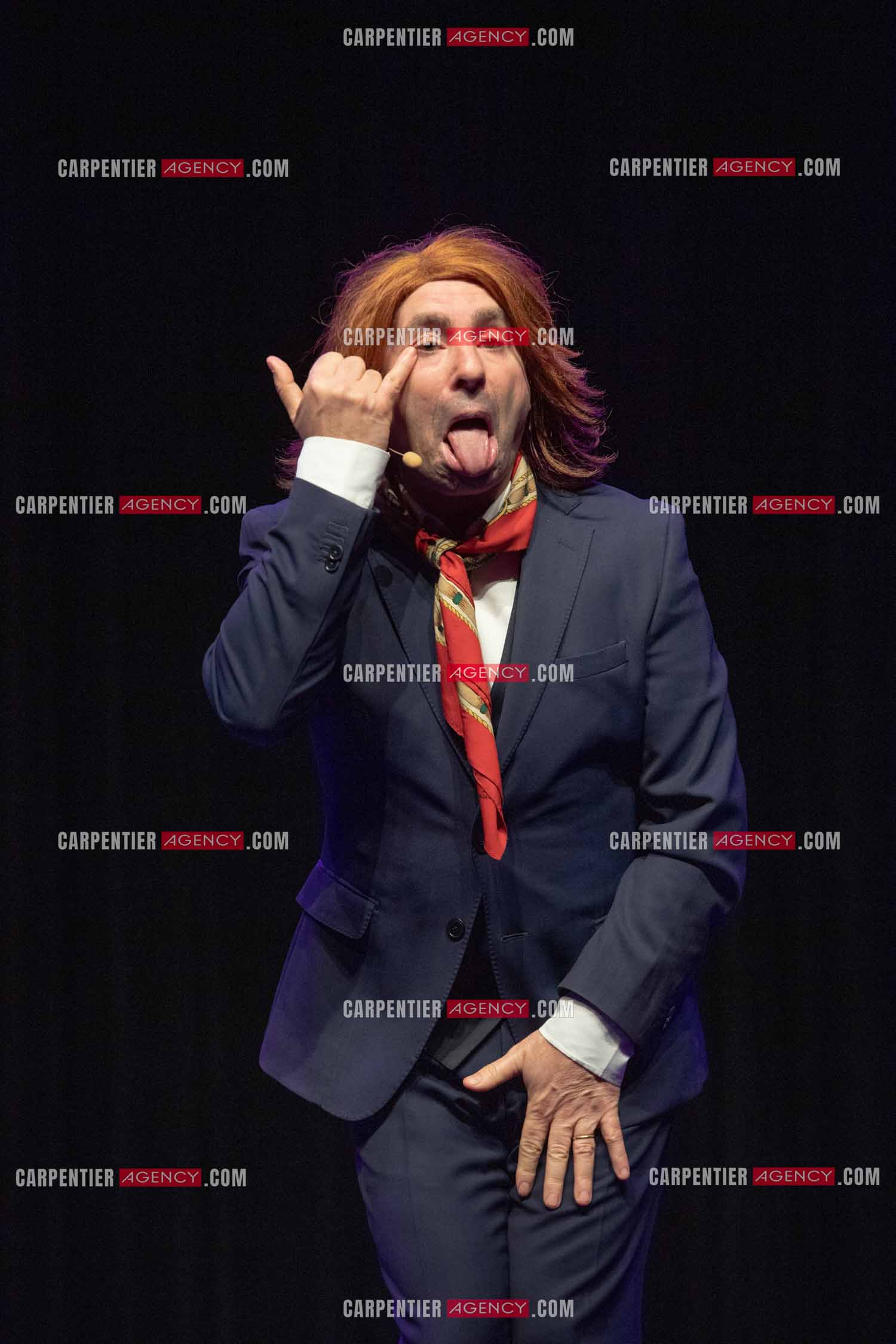 L'humoriste Yves Pujol en spectacle.         ( Exclusif )