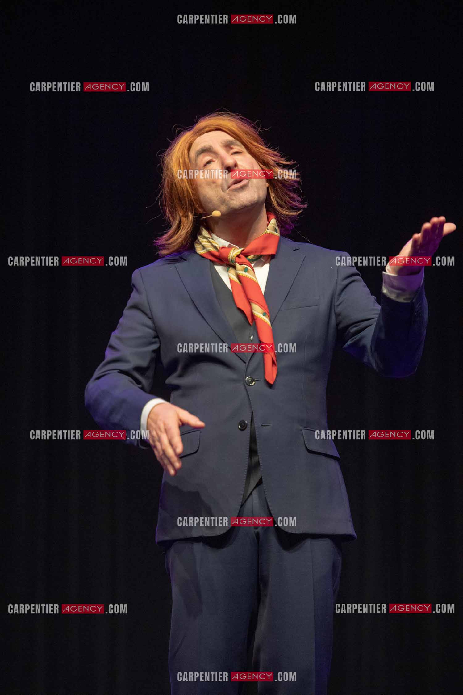 L'humoriste Yves Pujol en spectacle.         ( Exclusif )