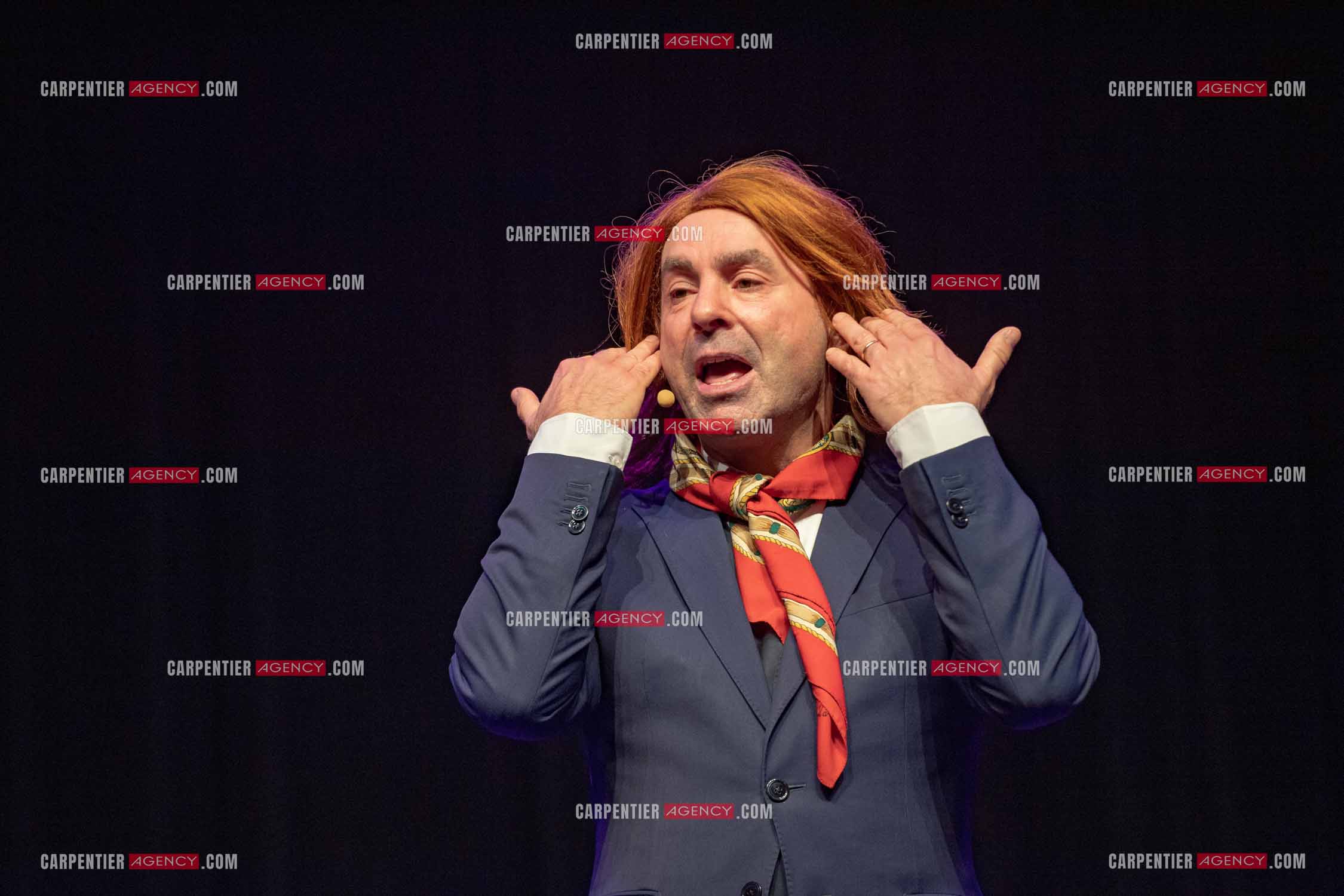 L'humoriste Yves Pujol en spectacle.         ( Exclusif )