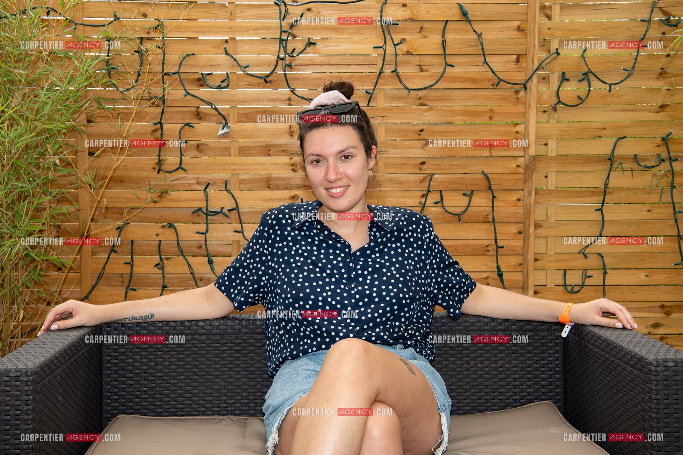 Les gagnants de la saison 2021 de The voice en tournée d'été. La chanteuse Louise Mambell.    ( Exclusif )