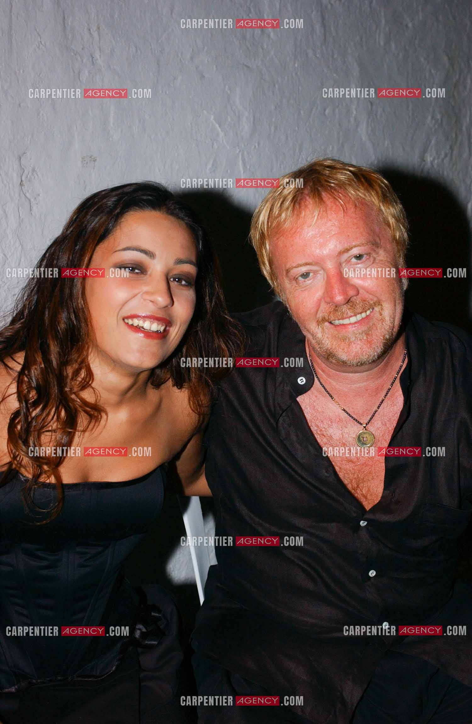 Le chanteur Italien Umberto Tozzi et la chanteuse Marie-Ange Cerezuela dit Céréna lors de la promo de leur duo “Ti Amo“.     ( Exclusif )