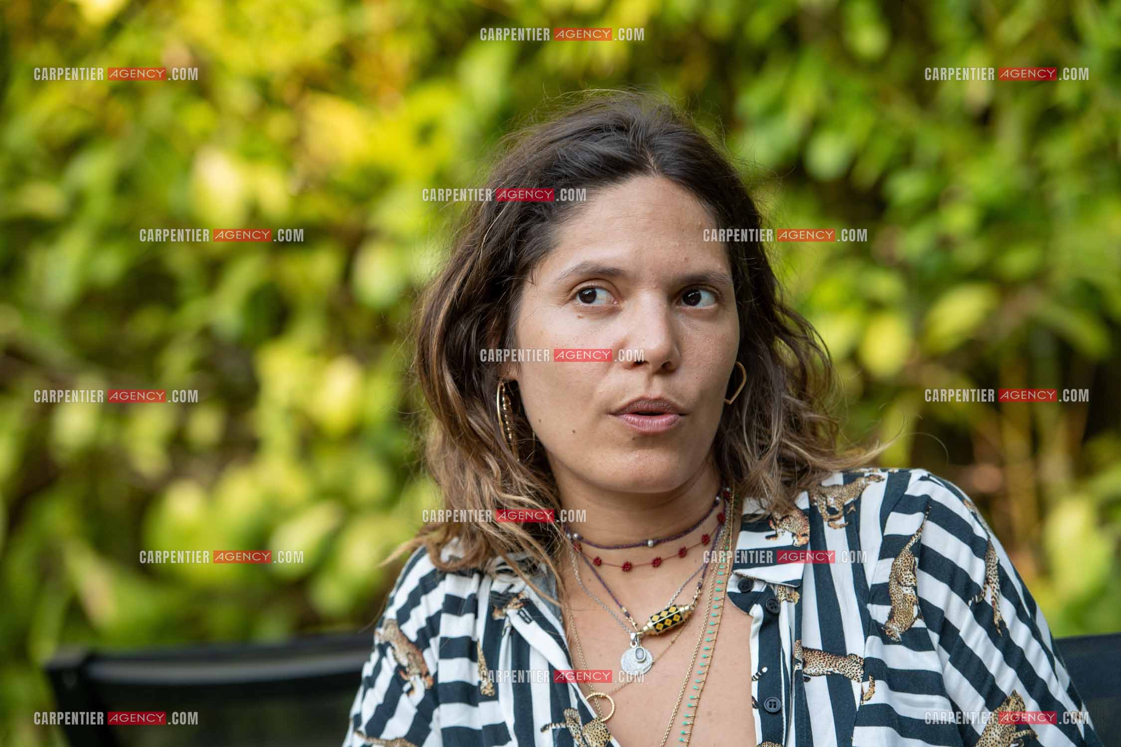 La chanteuse Vanille Clerc lors de sa tournée d'été à Sanary sur Mer.   ( Exclusif )