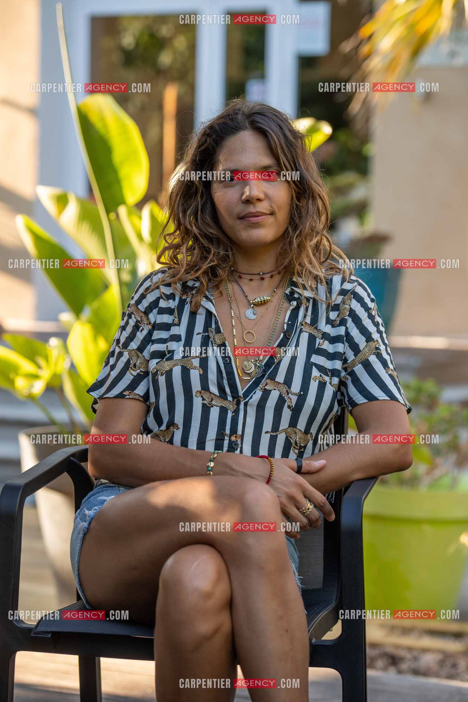 La chanteuse Vanille Clerc lors de sa tournée d'été à Sanary sur Mer.   ( Exclusif )