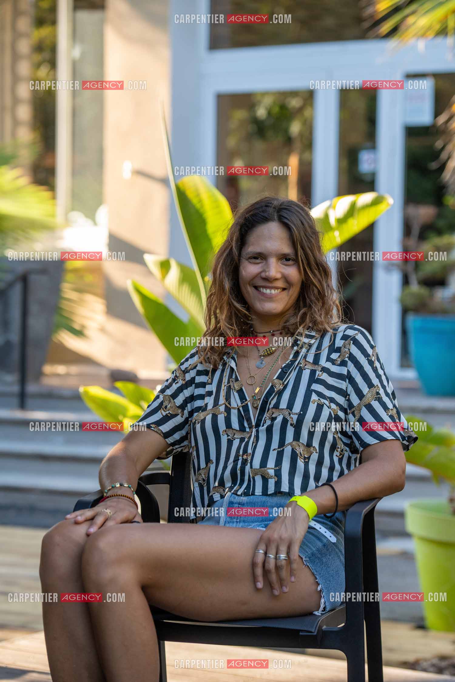 La chanteuse Vanille Clerc lors de sa tournée d'été à Sanary sur Mer.   ( Exclusif )