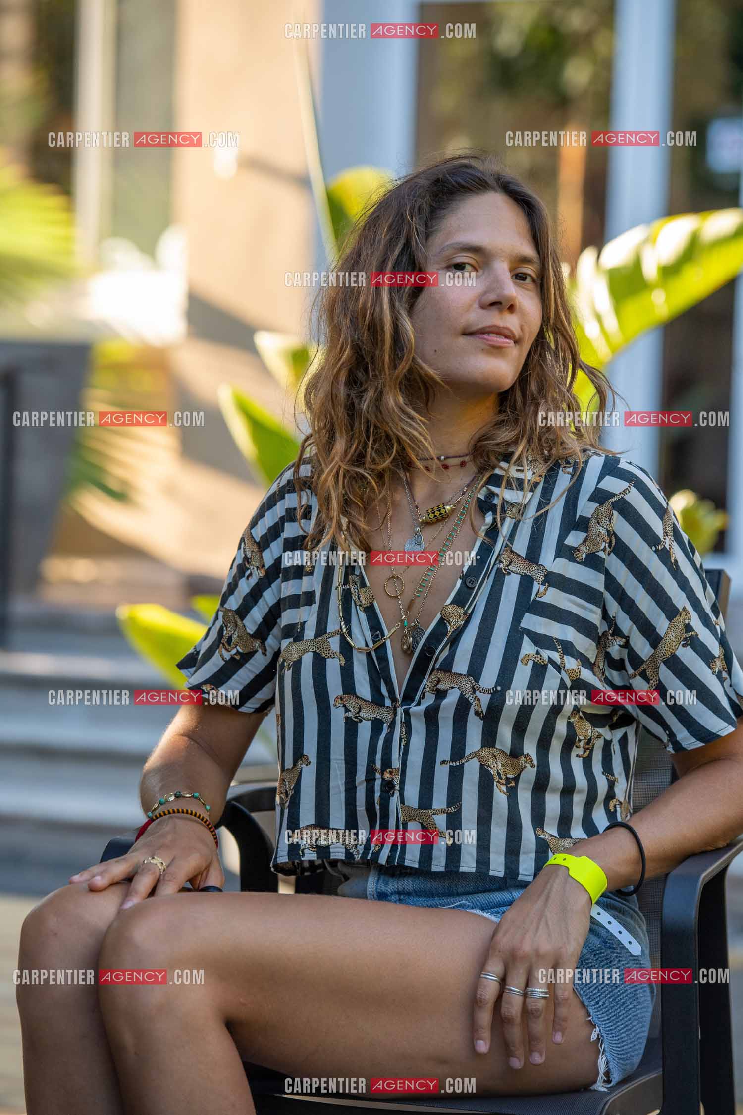 La chanteuse Vanille Clerc lors de sa tournée d'été à Sanary sur Mer.   ( Exclusif )