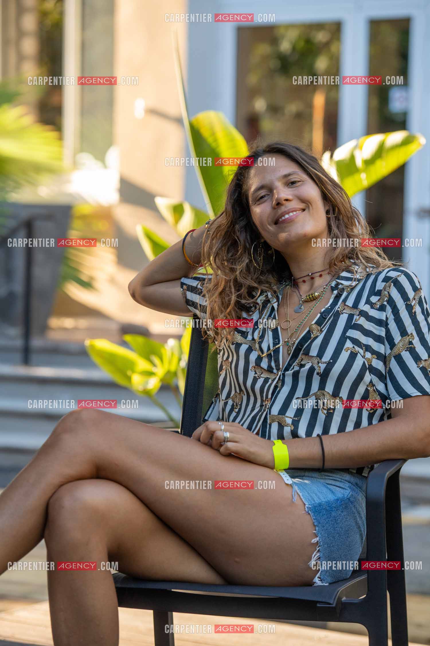 La chanteuse Vanille Clerc lors de sa tournée d'été à Sanary sur Mer.   ( Exclusif )