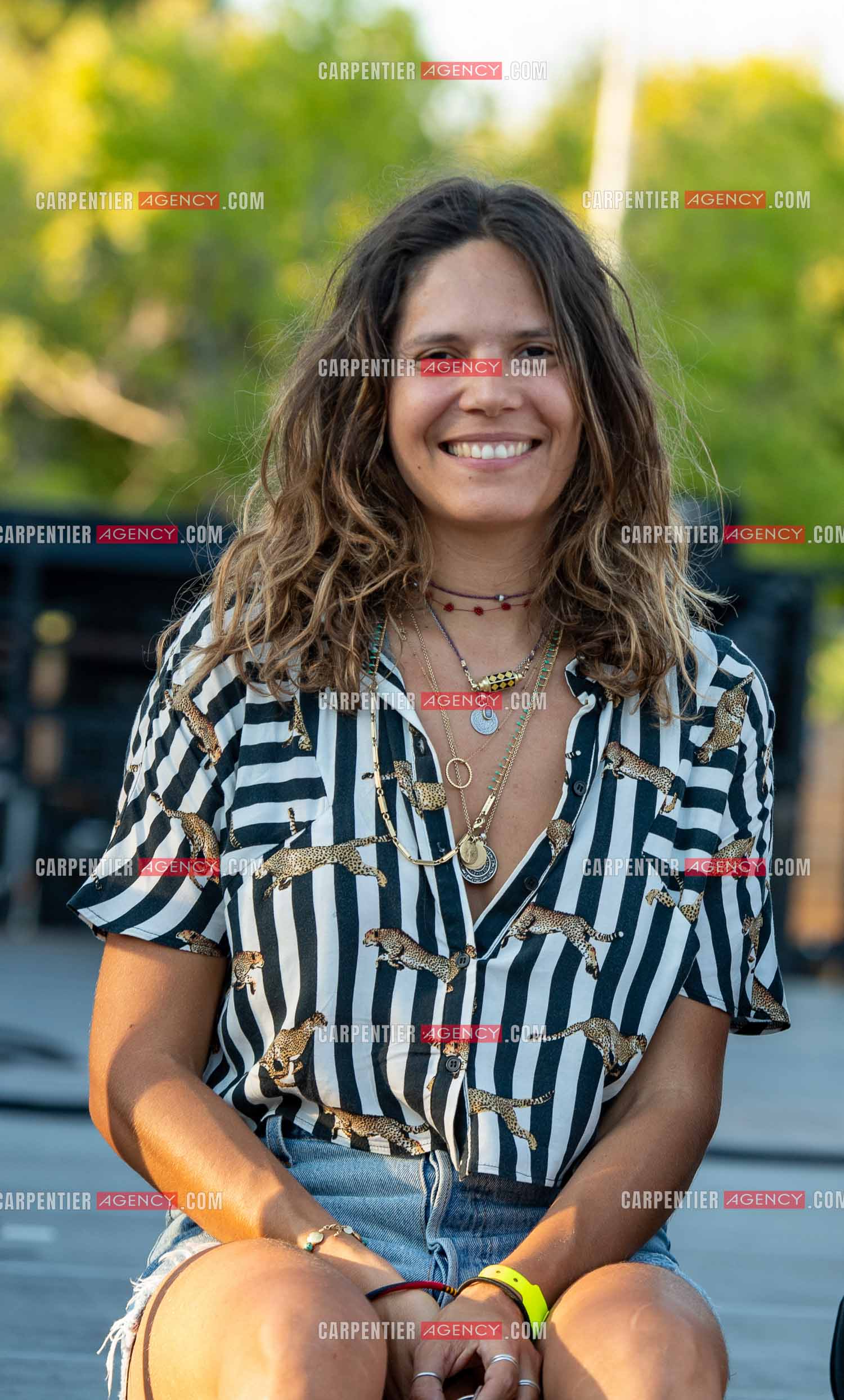 La chanteuse Vanille Clerc lors de sa tournée d'été en première partie de Enzo Enzo à Sanary sur Mer.   ( Exclusif )