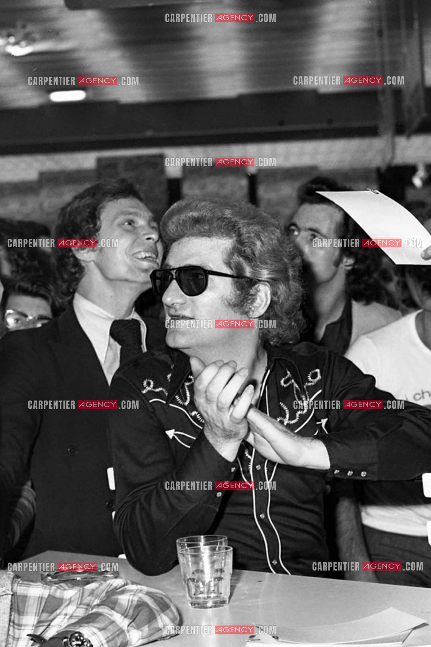 Le chanteur Eddy Mitchell invité pour l'inauguration du centre commercial C&A de la Part-Dieu à Lyon.  ( Exclusif )