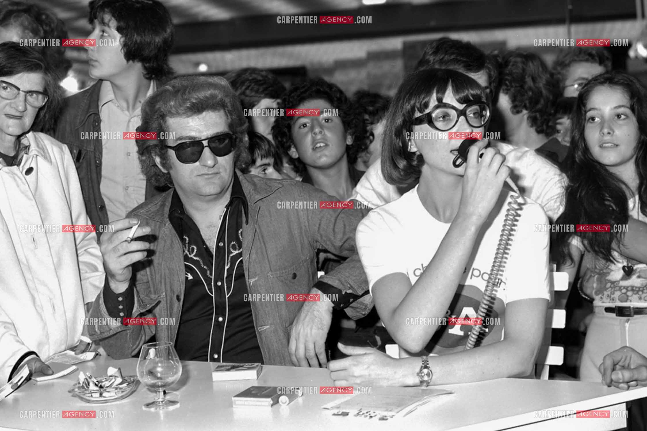 Le chanteur Eddy Mitchell invité pour l'inauguration du centre commercial C&A de la Part-Dieu à Lyon.  ( Exclusif )