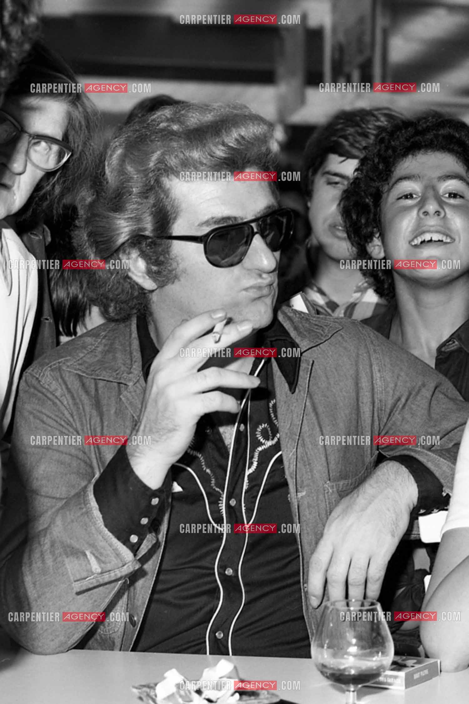 Le chanteur Eddy Mitchell invité pour l'inauguration du centre commercial C&A de la Part-Dieu à Lyon.  ( Exclusif )