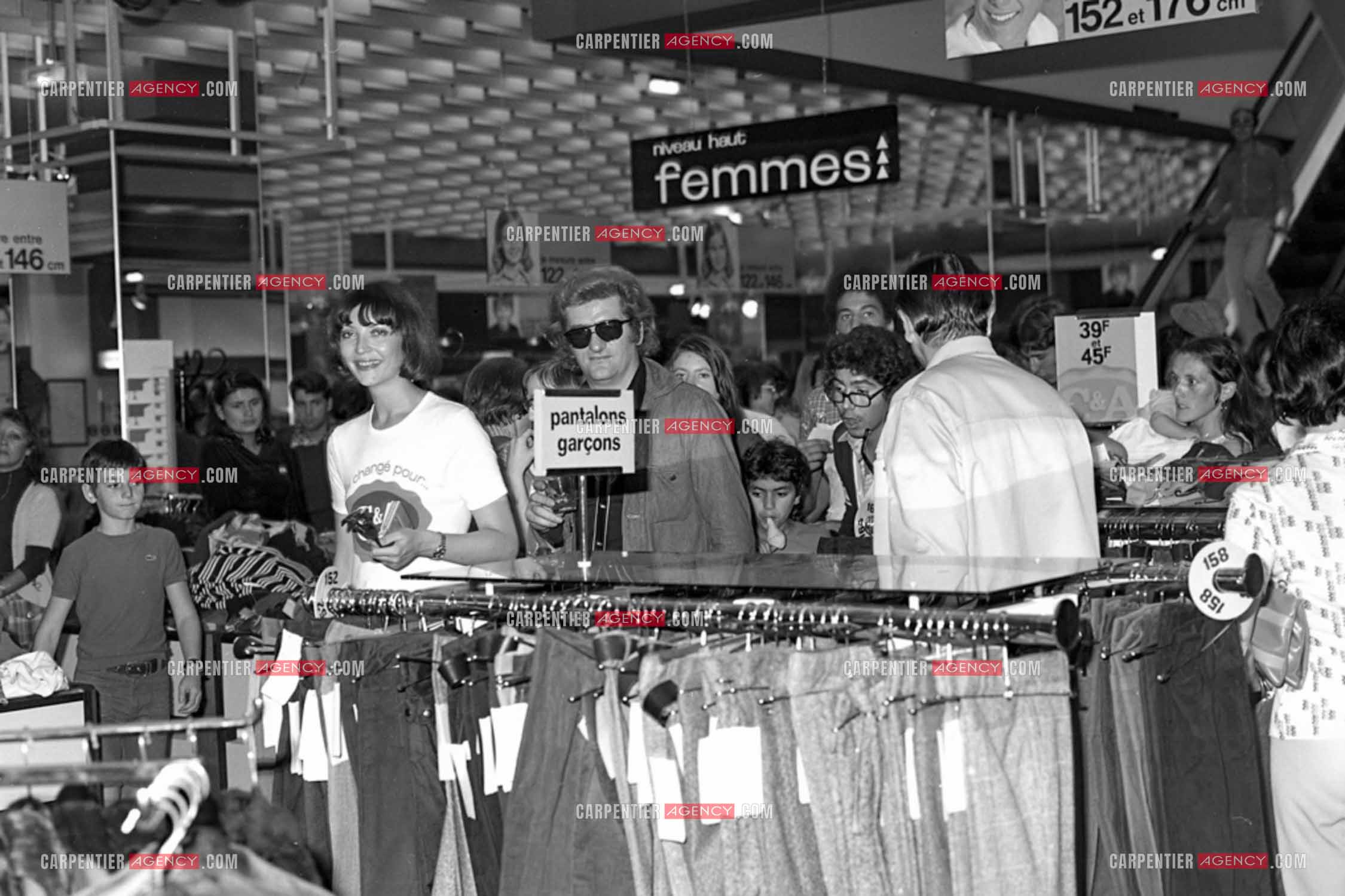 Le chanteur Eddy Mitchell invité pour l'inauguration du centre commercial C&A de la Part-Dieu à Lyon.  ( Exclusif )