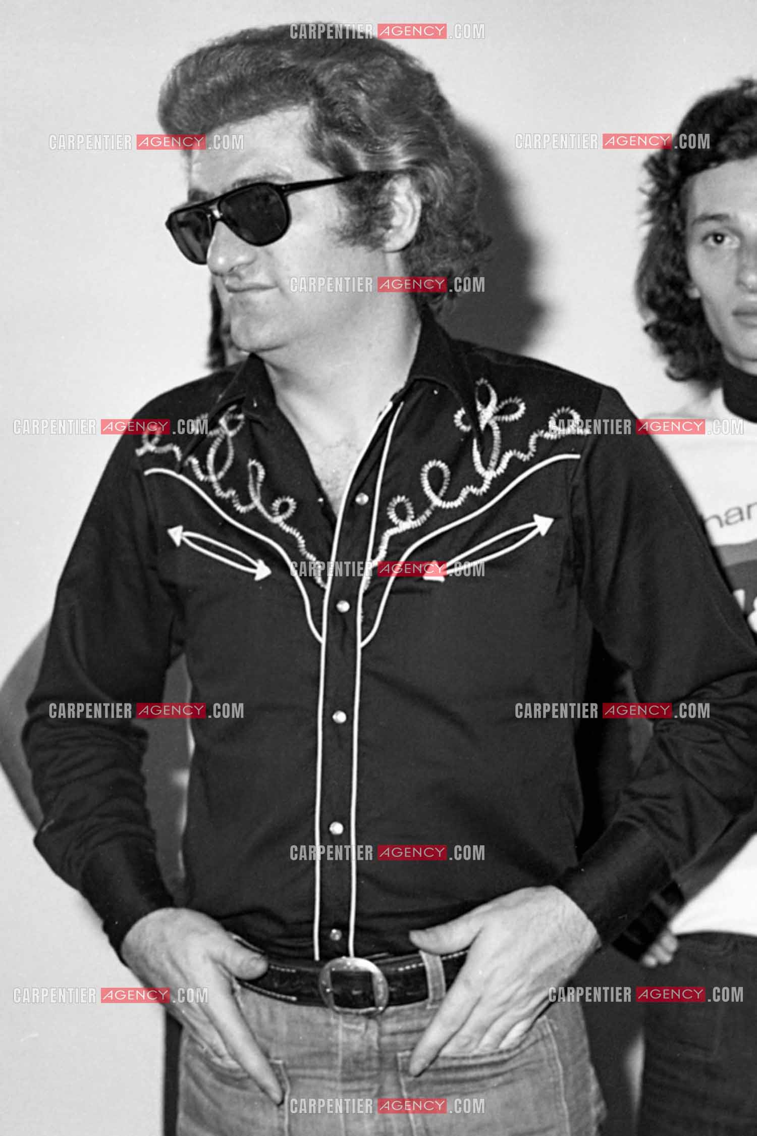 Le chanteur Eddy Mitchell invité pour l'inauguration du centre commercial C&A de la Part-Dieu à Lyon.  ( Exclusif )