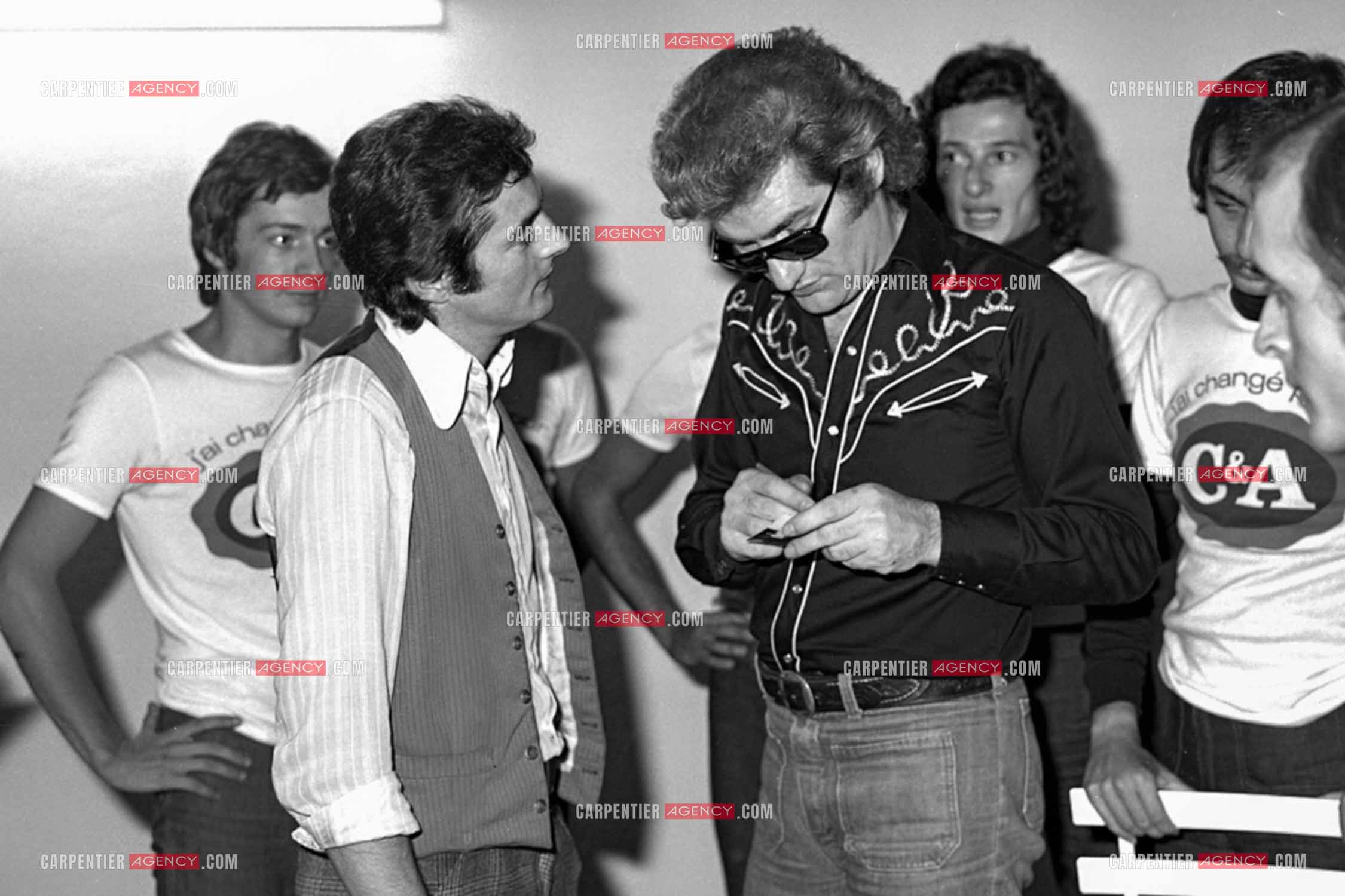 Le chanteur Eddy Mitchell invité pour l'inauguration du centre commercial C&A de la Part-Dieu à Lyon.  ( Exclusif )