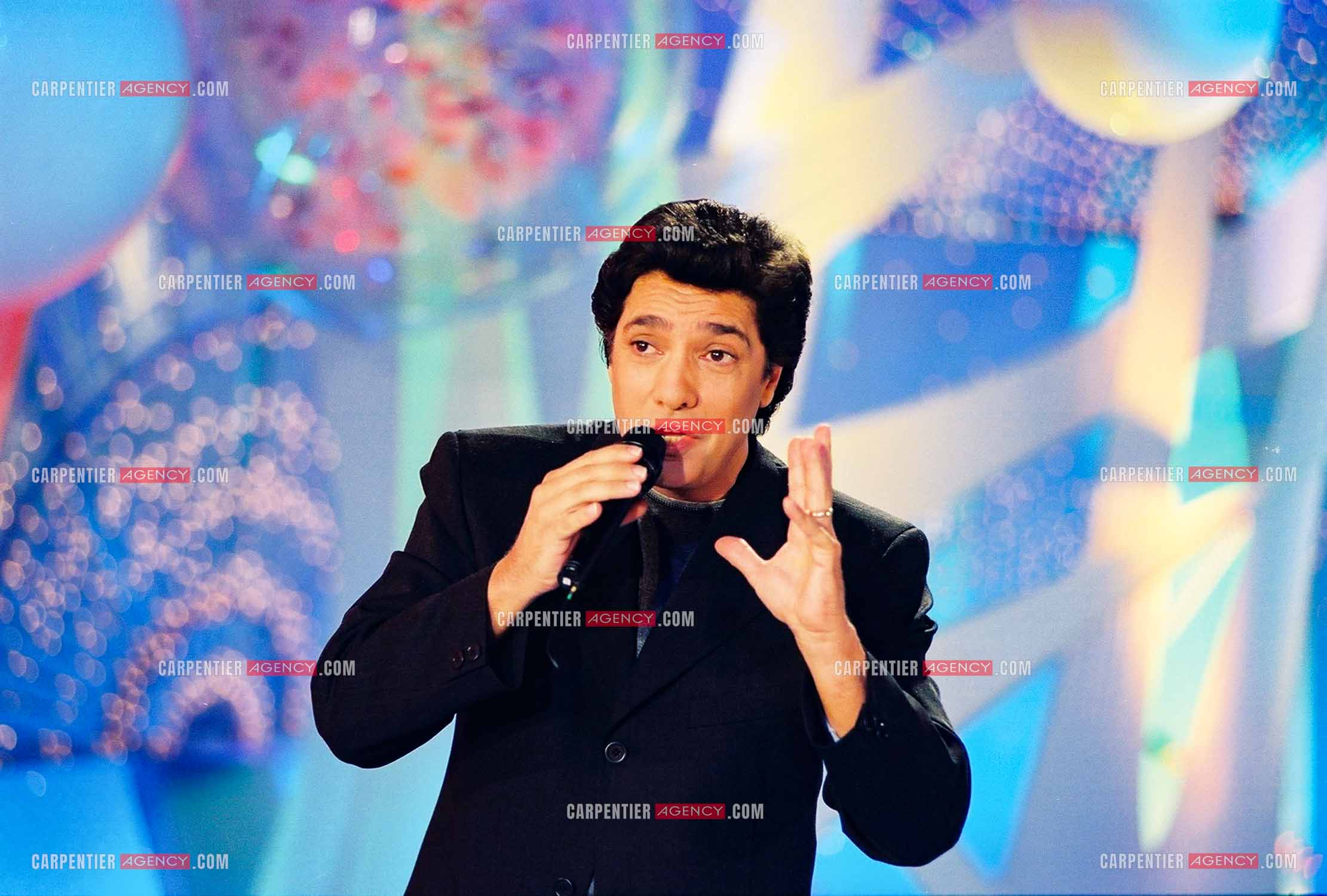 Le chanteur Frédéric François invité de l'émission “La Chance Aux Chansons“ pour la promotion de son nouvel album “Les Plus Grandes Mélodies Italiennes“.  ( Exclusif )