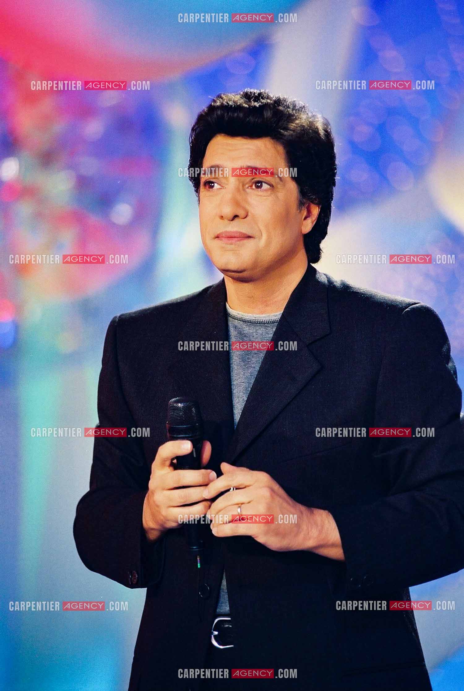 Le chanteur Frédéric François invité de l'émission “La Chance Aux Chansons“ pour la promotion de son nouvel album “Les Plus Grandes Mélodies Italiennes“.  ( Exclusif )