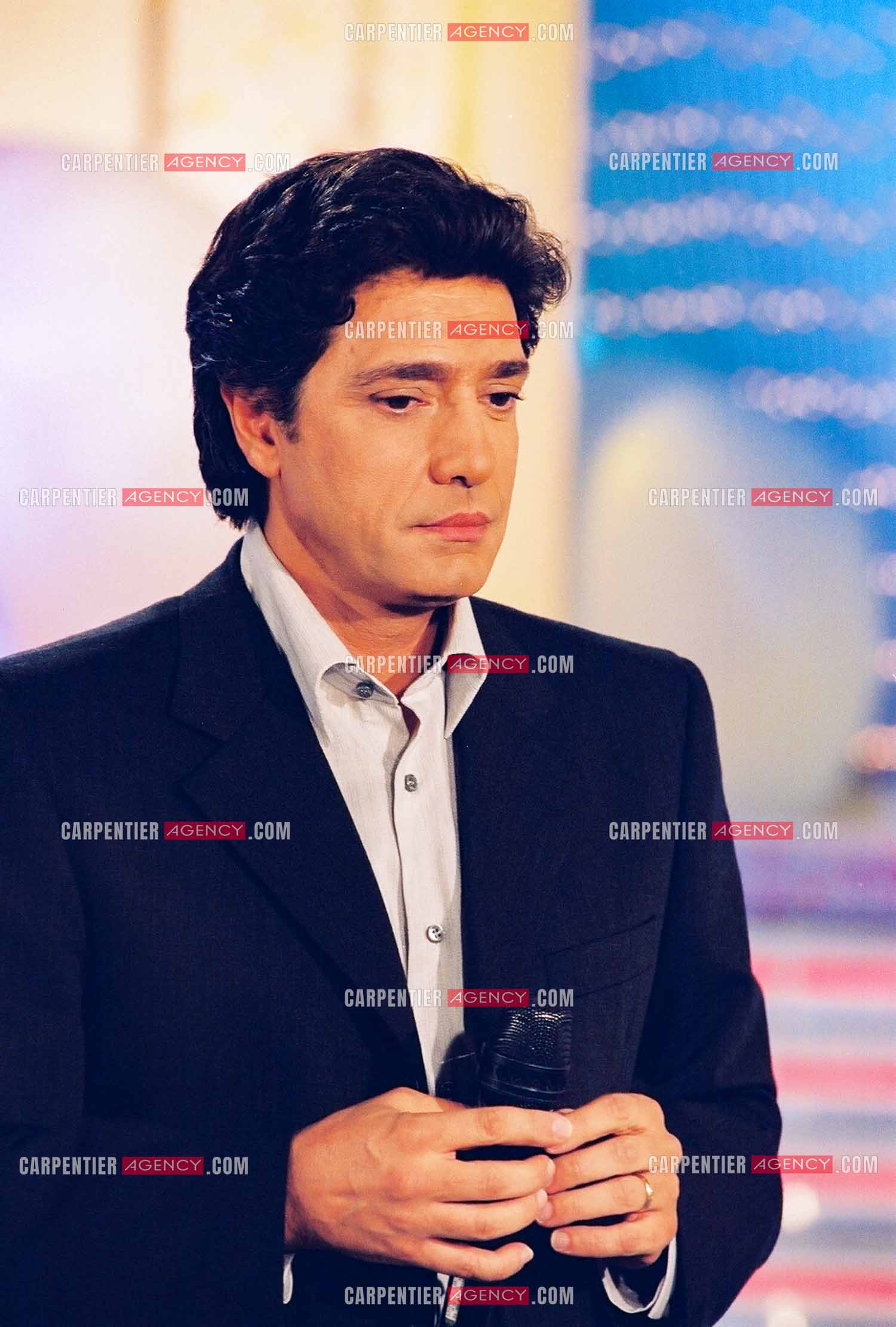 Le chanteur Frédéric François invité de l'émission “La Chance Aux Chansons“ pour la promotion de son nouvel album “Les Plus Grandes Mélodies Italiennes“.  ( Exclusif )