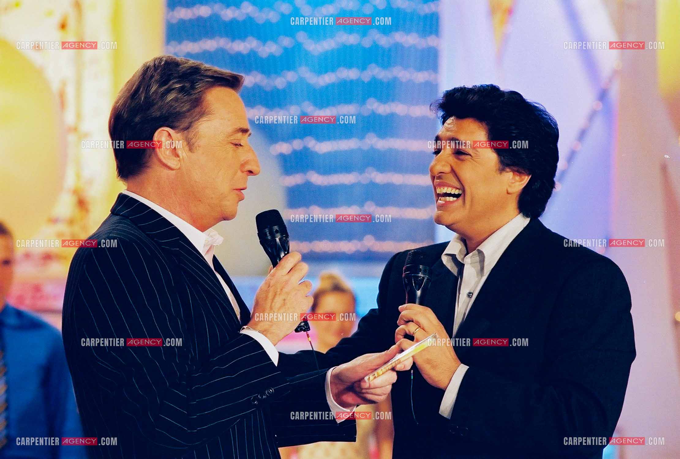 Le chanteur Frédéric François invité de l'émission de Pascal Sevran “La Chance Aux Chansons“ pour la promotion de son nouvel album “Les Plus Grandes Mélodies Italiennes“.  ( Exclusif )