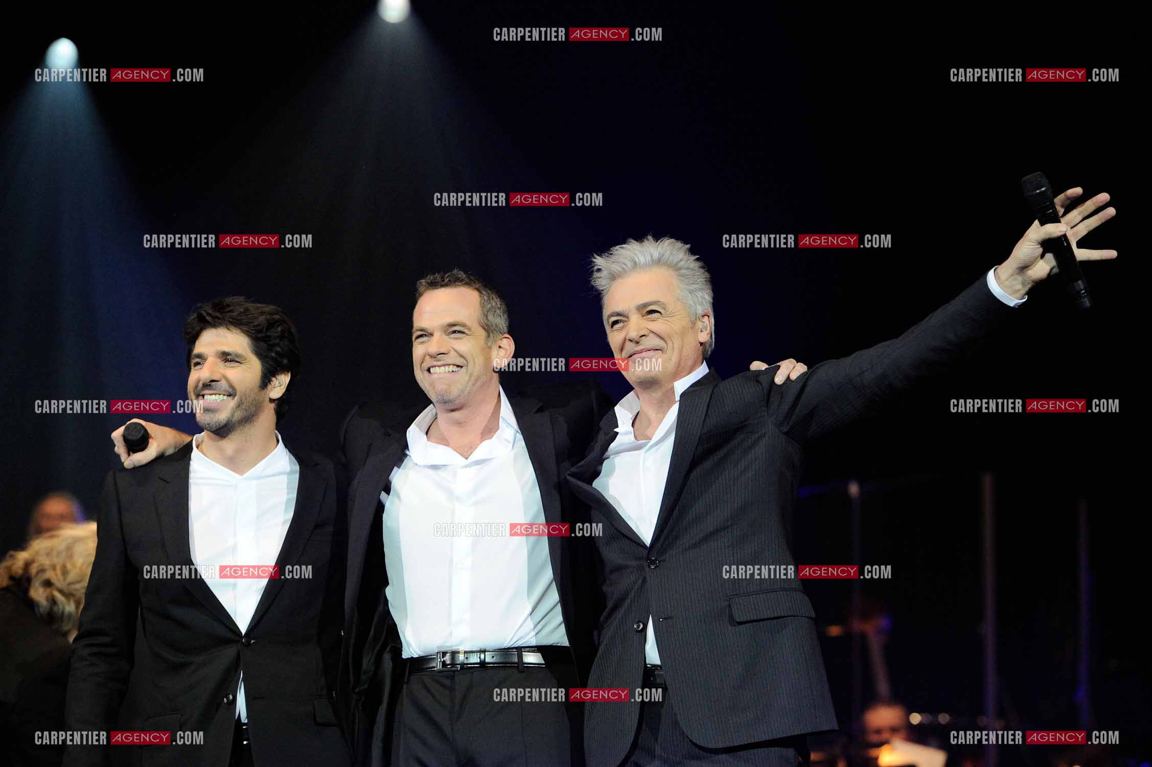 Évènement sur deux jours au POPB de Paris Bercy, la troupe originale de la comédie musicale Notre Dame de Paris. Les chanteurs Patrick Fiori, Garou et Daniel Lavoie.