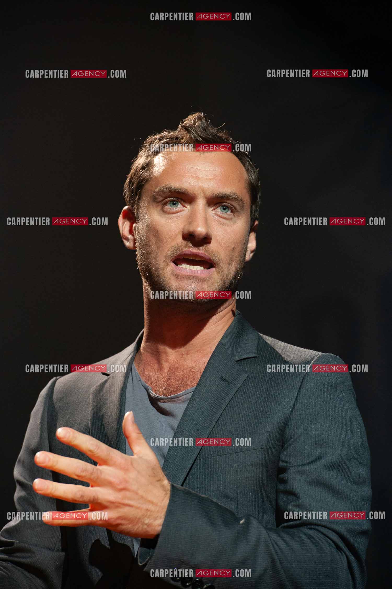 Concert au Zénith de Paris donné pour la journée internationale de la paix. L'acteur Jude Law.                                           ( Exclusif )
