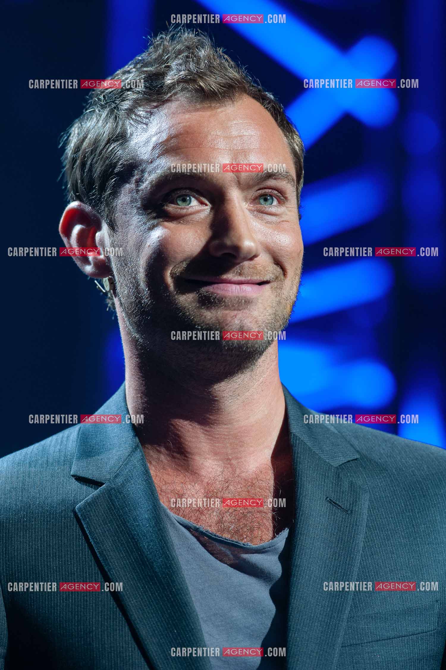Concert au Zénith de Paris donné pour la journée internationale de la paix. L'acteur Jude Law.                                           ( Exclusif )
