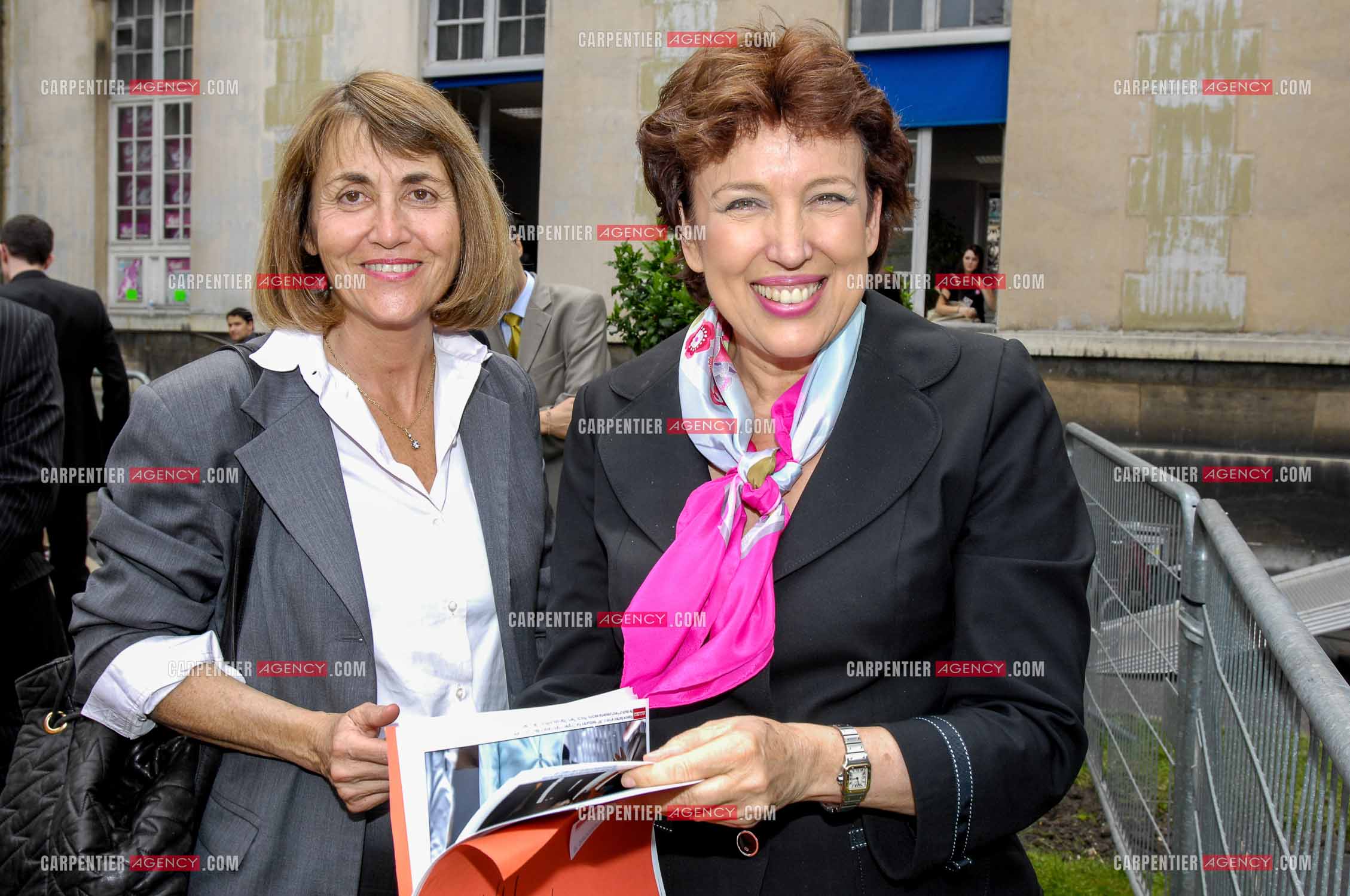 Concert privé pour le soutient du don d'organes et de la greffe dans l'enceinte de l'hôpital Neker à Paris " NECK'AIR DE MUSIQUE “ .  La Ministre de la Culture et de la Communication, porte-parole du gouvernement Madame Christine Albanel et la Ministre de la Santé, de la Jeunesse et des Sports Madame Roselyne Bachelot. ( Exclusif )