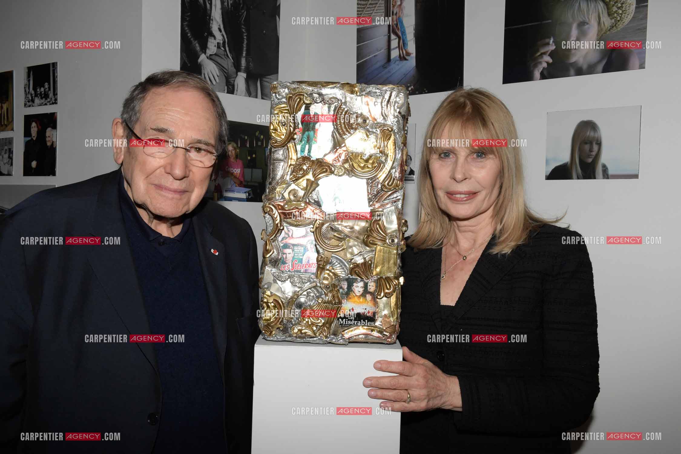 L'acteur Robert Hossein et son épouse Candice Patou.     ( Exclusif )