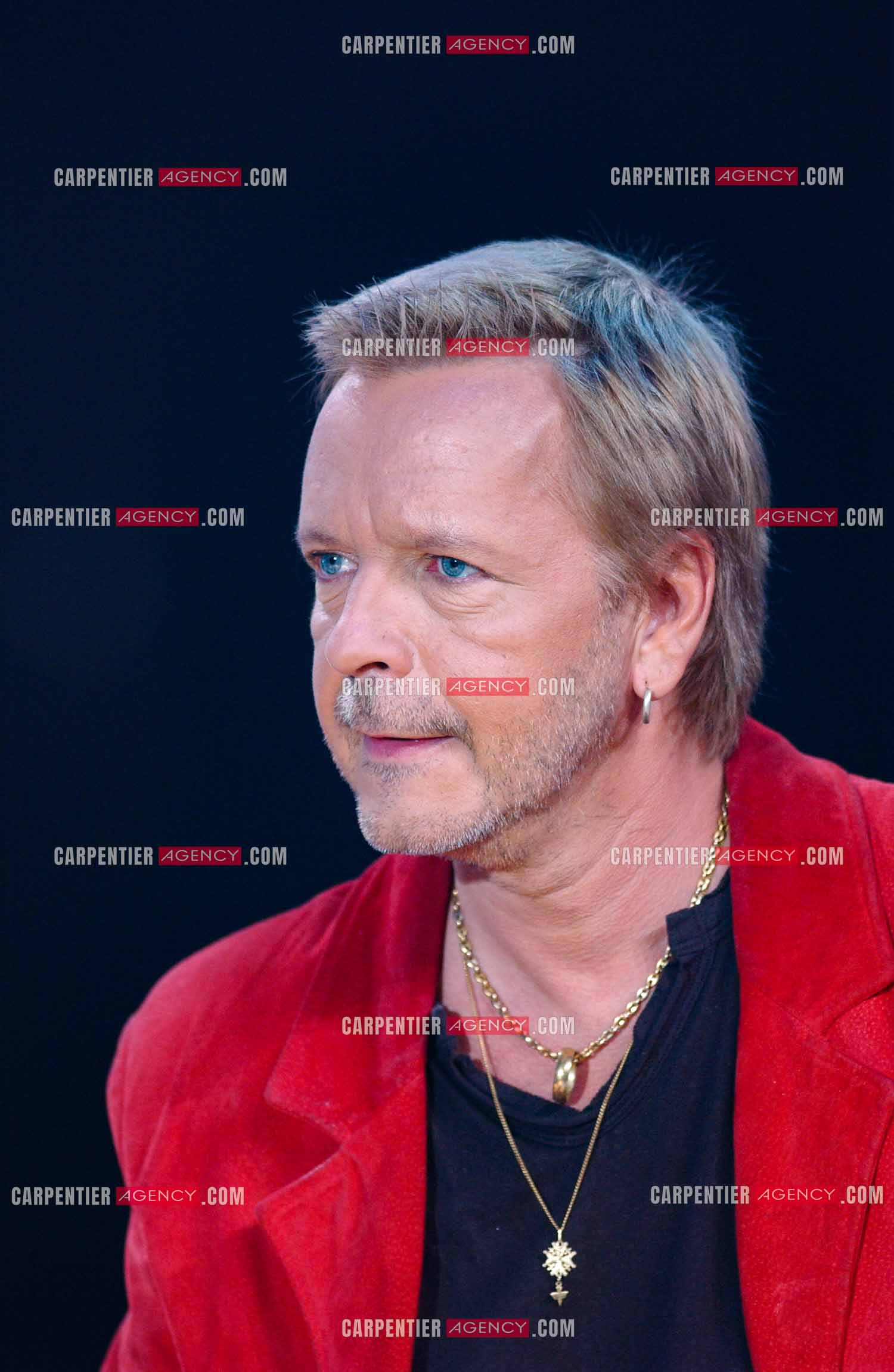 Le chanteur Renaud Séchan en concert pour l'anniversaire des 20 ans du Zénith de Paris.