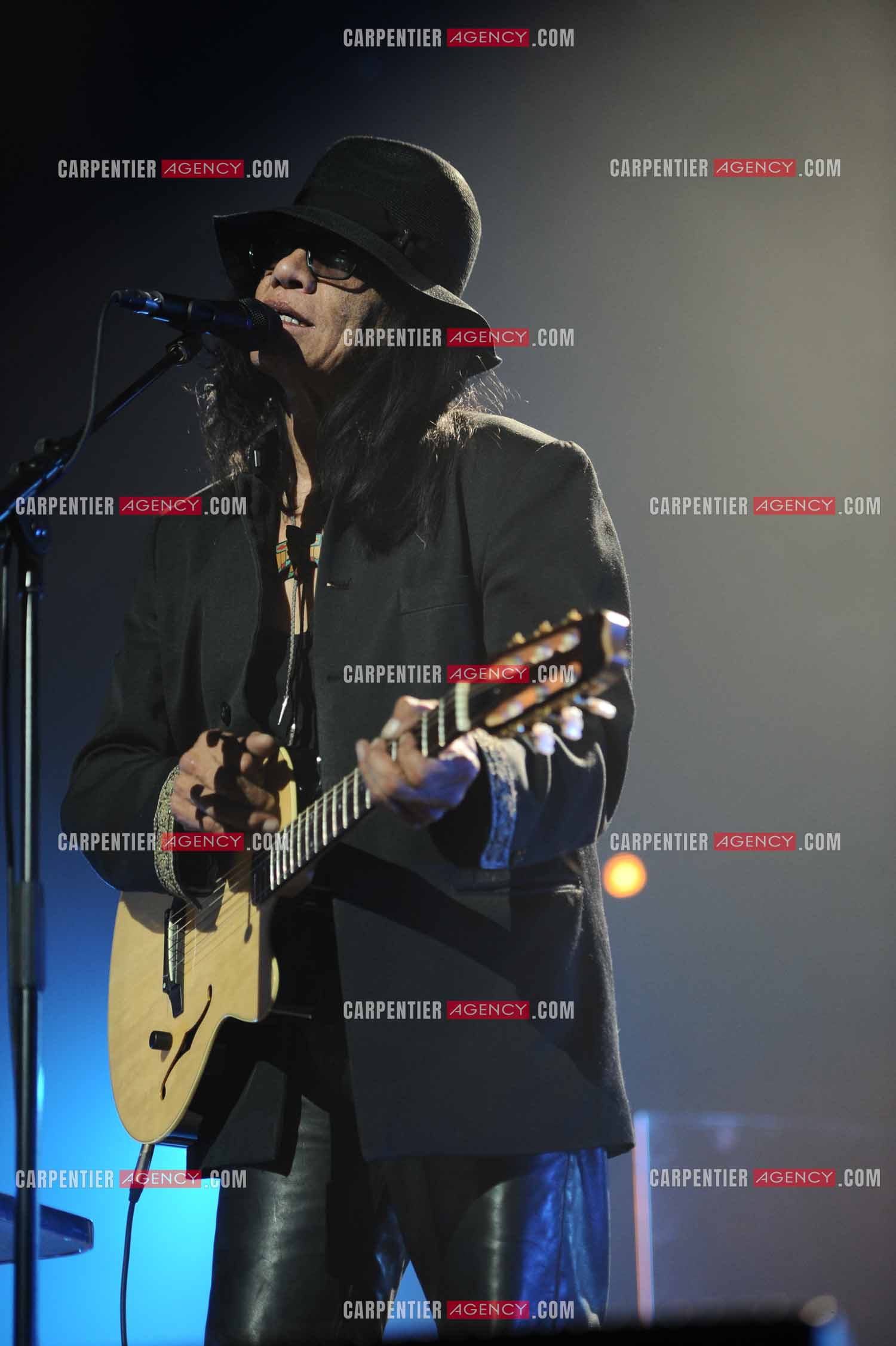 Le chanteur Sixto Diaz Rodriguez au Zenith de Paris le 4 Juin 2013.                ( Exclusif )