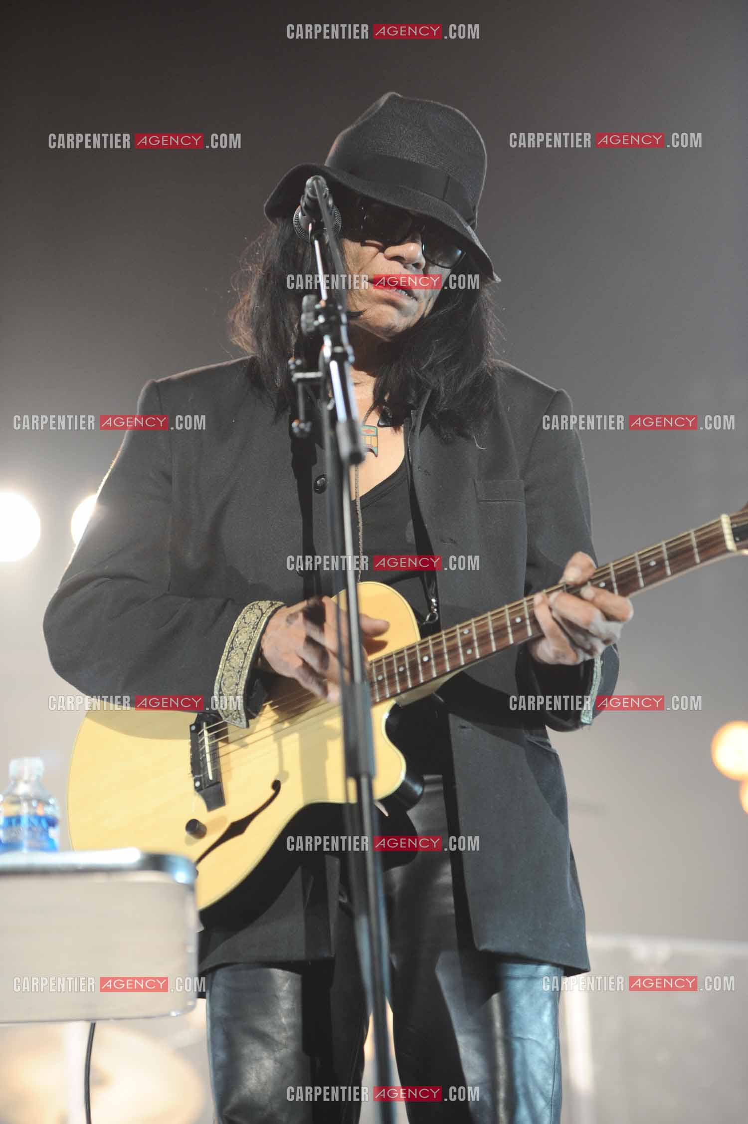 Le chanteur Sixto Diaz Rodriguez au Zenith de Paris le 4 Juin 2013.                ( Exclusif )