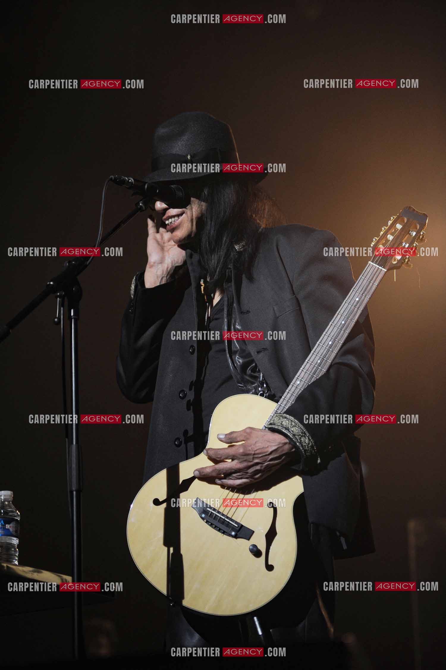 Le chanteur Sixto Diaz Rodriguez au Zenith de Paris le 4 Juin 2013.                ( Exclusif )