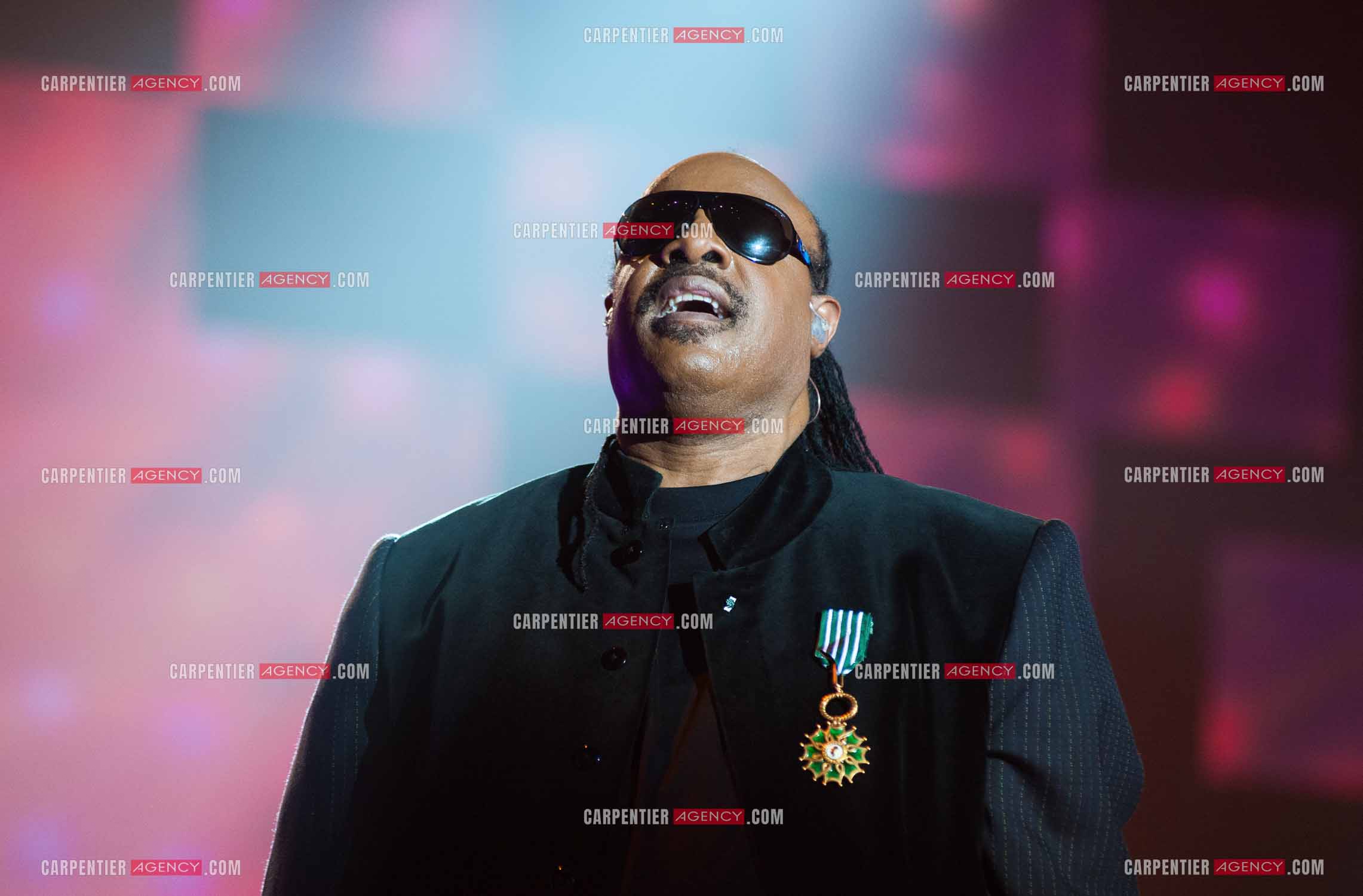 Le chanteur Stevie Wonder invité d'honneur des Victoires de la musique en 2010.