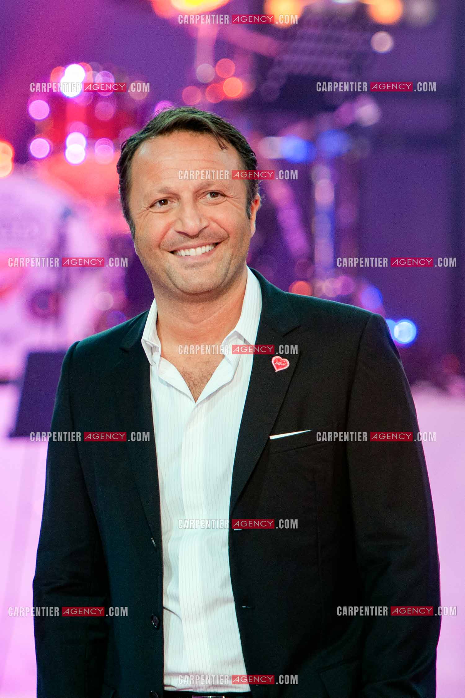 L'animateur Jacques Essebag dit Arthur lors du Télé Vie à Bruxelles en Belgique le 07 mai 2011.