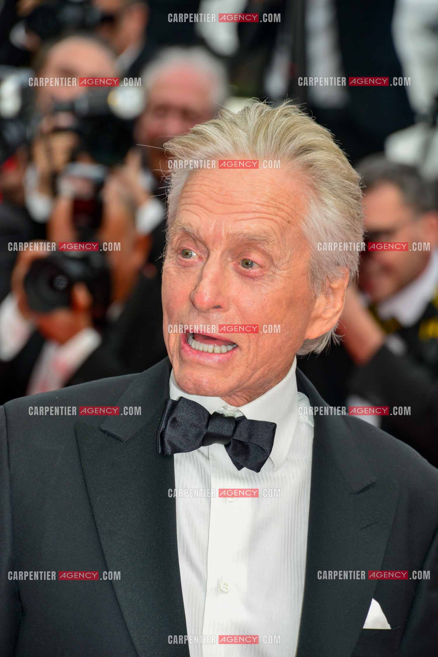 Festival de Cannes 2023. 76e édition, du 16 au 27 mai 2023 au Palais des festivals, à Cannes. Michael Douglas reçoit la Palme d'honneur.
