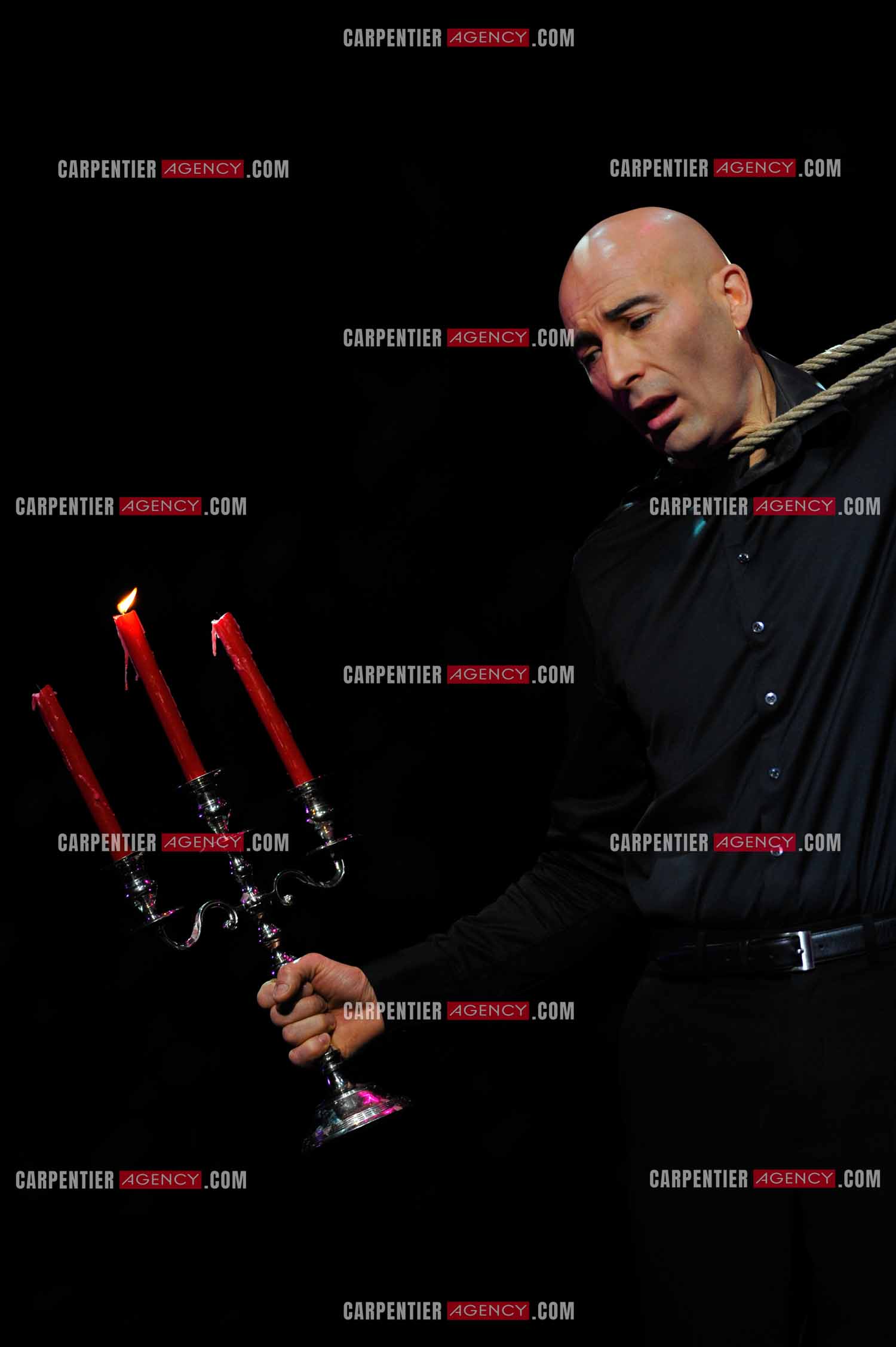 L'humoriste Nicolas Canteloup au Zenith de Paris en 2010.  ( Exclusif )