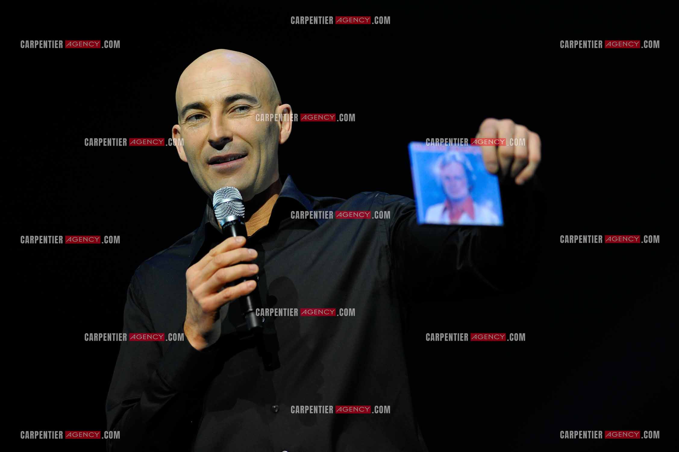 L'humoriste Nicolas Canteloup au Zenith de Paris en 2010.  ( Exclusif )