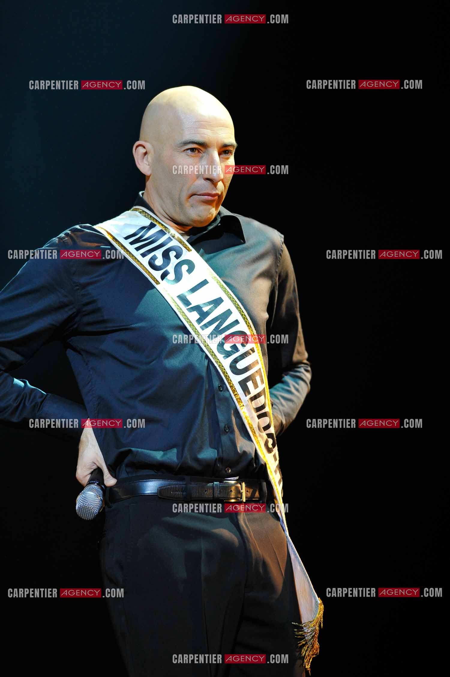 L'humoriste Nicolas Canteloup au Zenith de Paris en 2010.  ( Exclusif )