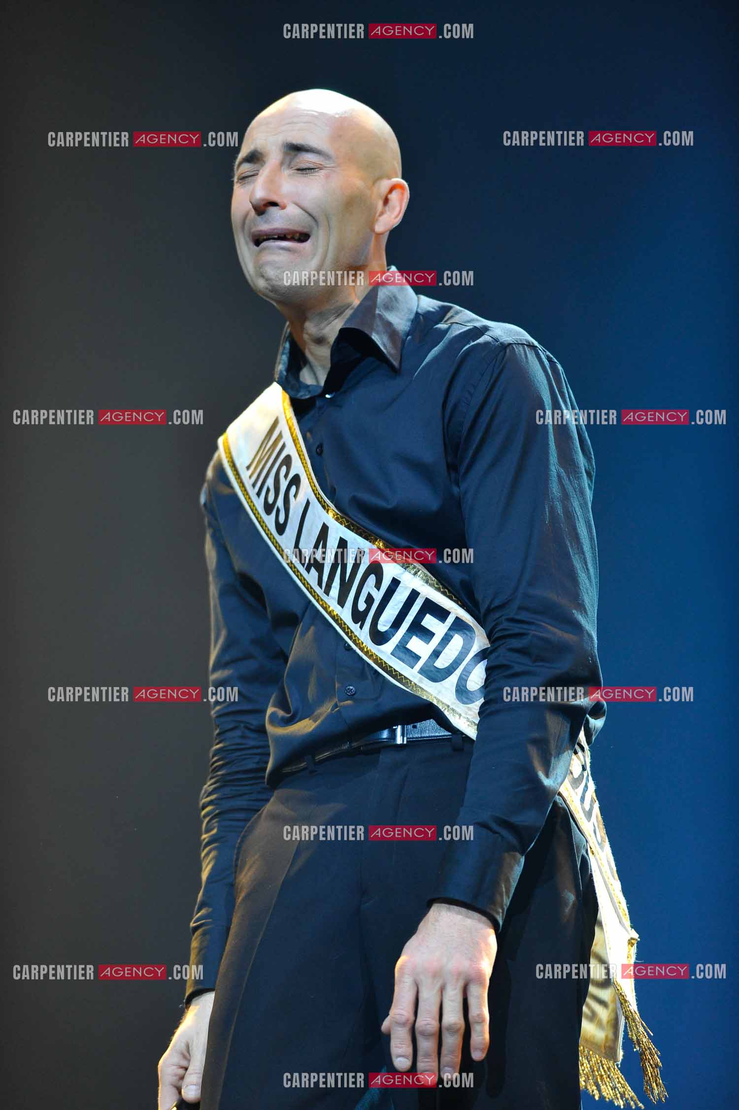 L'humoriste Nicolas Canteloup au Zenith de Paris en 2010.  ( Exclusif )