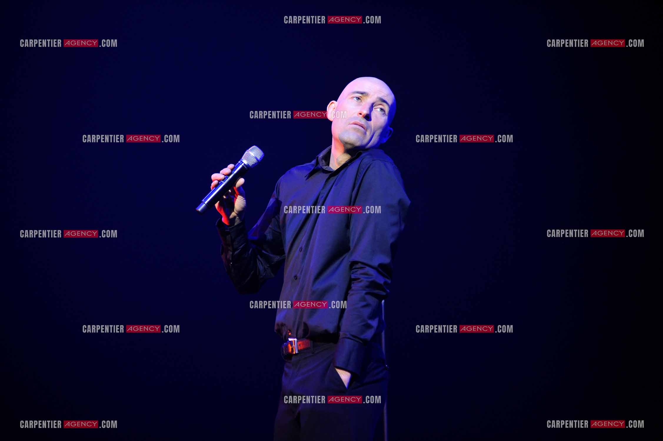 L'humoriste Nicolas Canteloup au Zenith de Paris en 2010.  ( Exclusif )