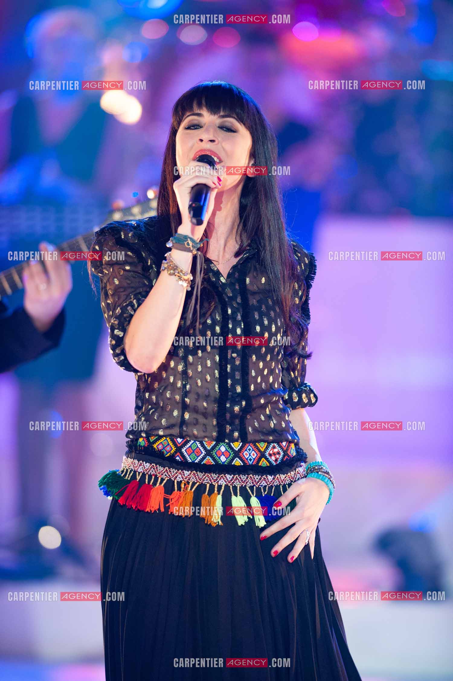 La chanteuse Nolwenn Leroy lors du Télé Vie à Bruxelles en Belgique le 07 mai 2011.