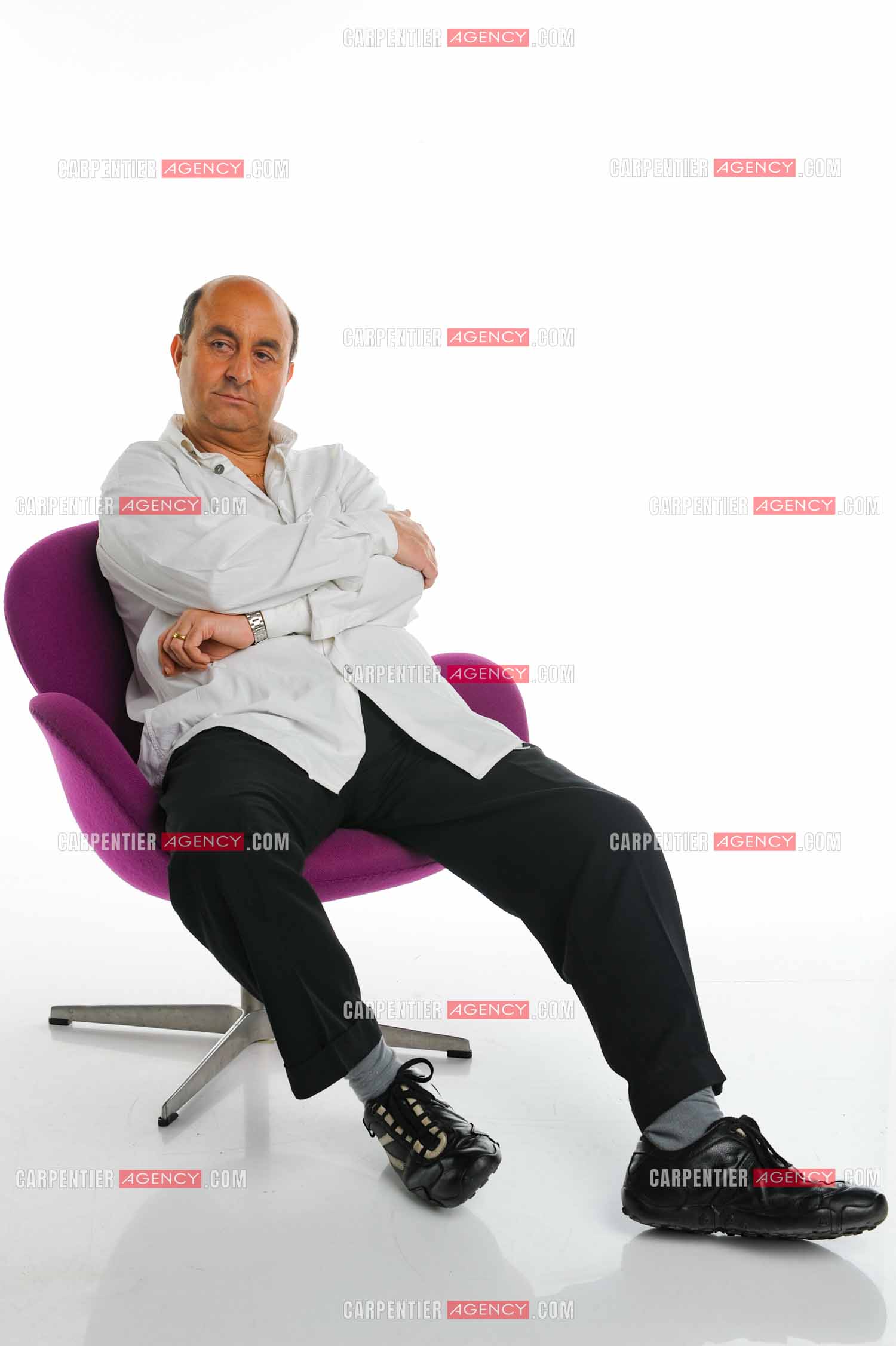 L'humoriste Richard Taxi en studio. ( Exclue )