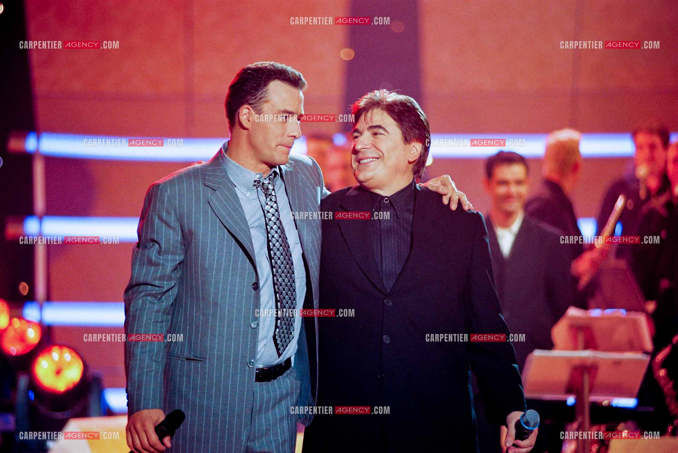 Le chanteur Serge Lama invité de l'émission “FA SI LA CHANTER“ présenté par l'animateur Pascal Brunner.   ( Exclusif )