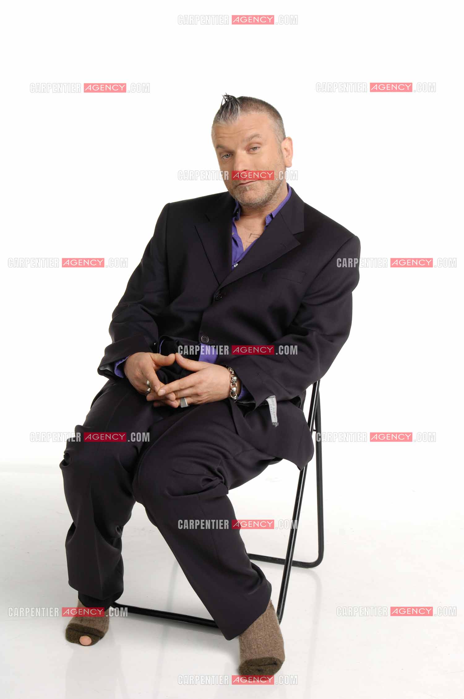 Le chanteur Sansévérino. ( Exclusif )