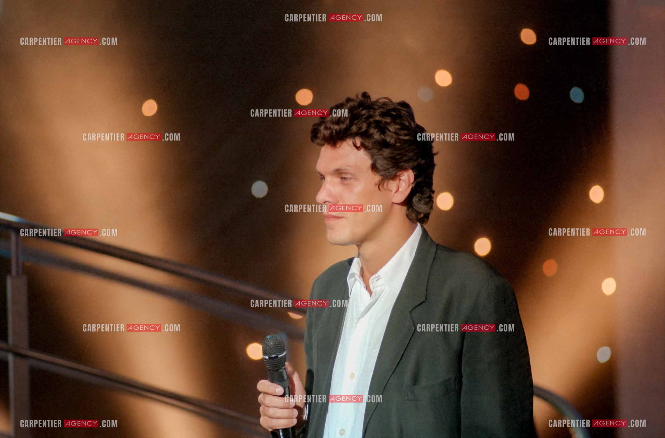 Enregistrement de l'émission “ Si on chantait “ et diffusée  sur TF1. Invité de l'émission, le chanteur Marc Lavoine.( Exclusif )