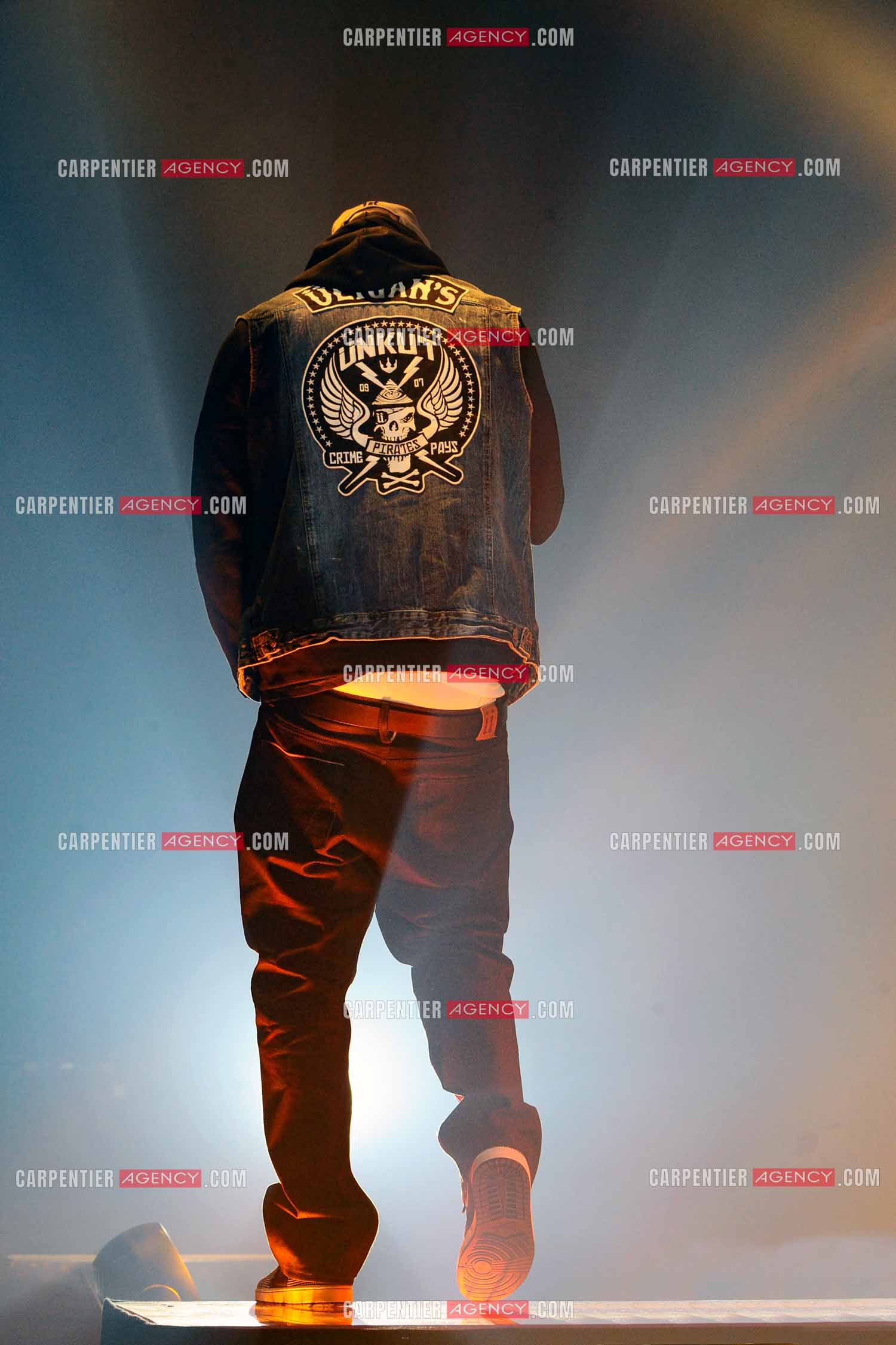 Le rappeur Élie Yaffa, dit Booba en concert au Zénith de Paris en 2007. ( Exclusif )