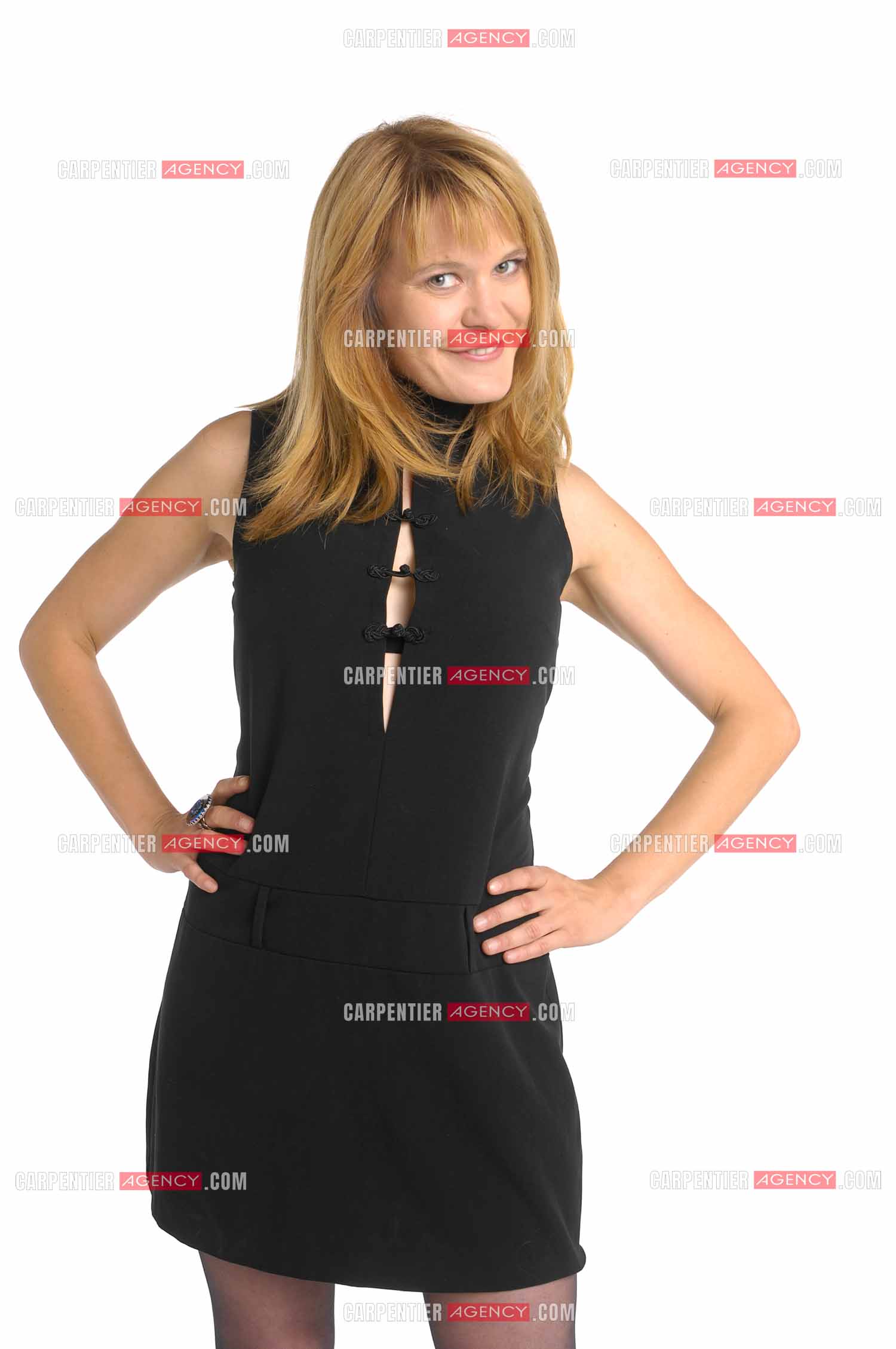 La chanteuse Agnès Bihl.   ( Exclusif )