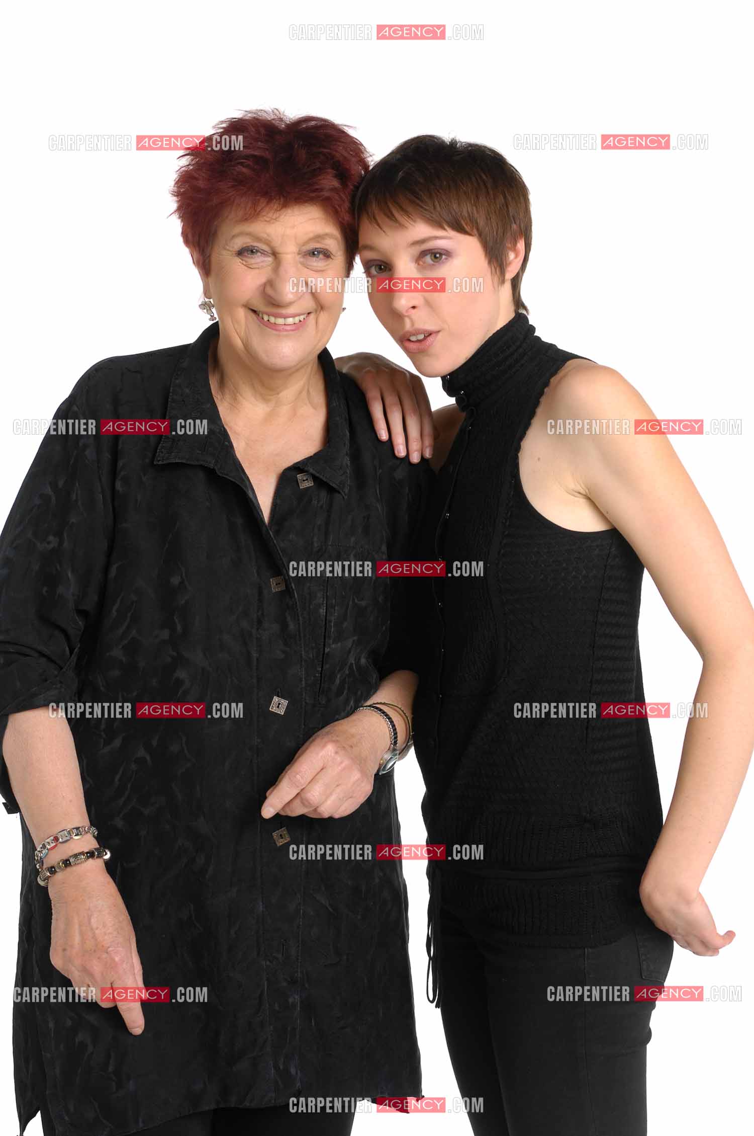 La chanteuse Anne Sylvestre et Jeanne Cherhal. ( Exclusif )