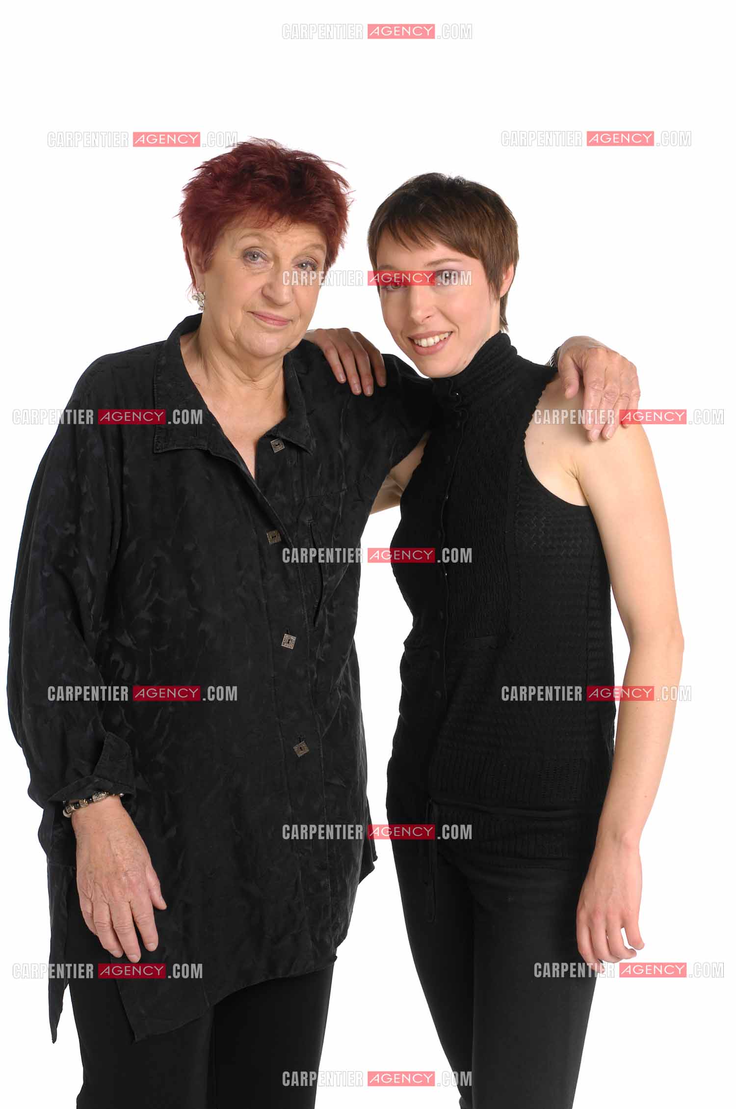 La chanteuse Anne Sylvestre et Jeanne Cherhal. ( Exclusif )